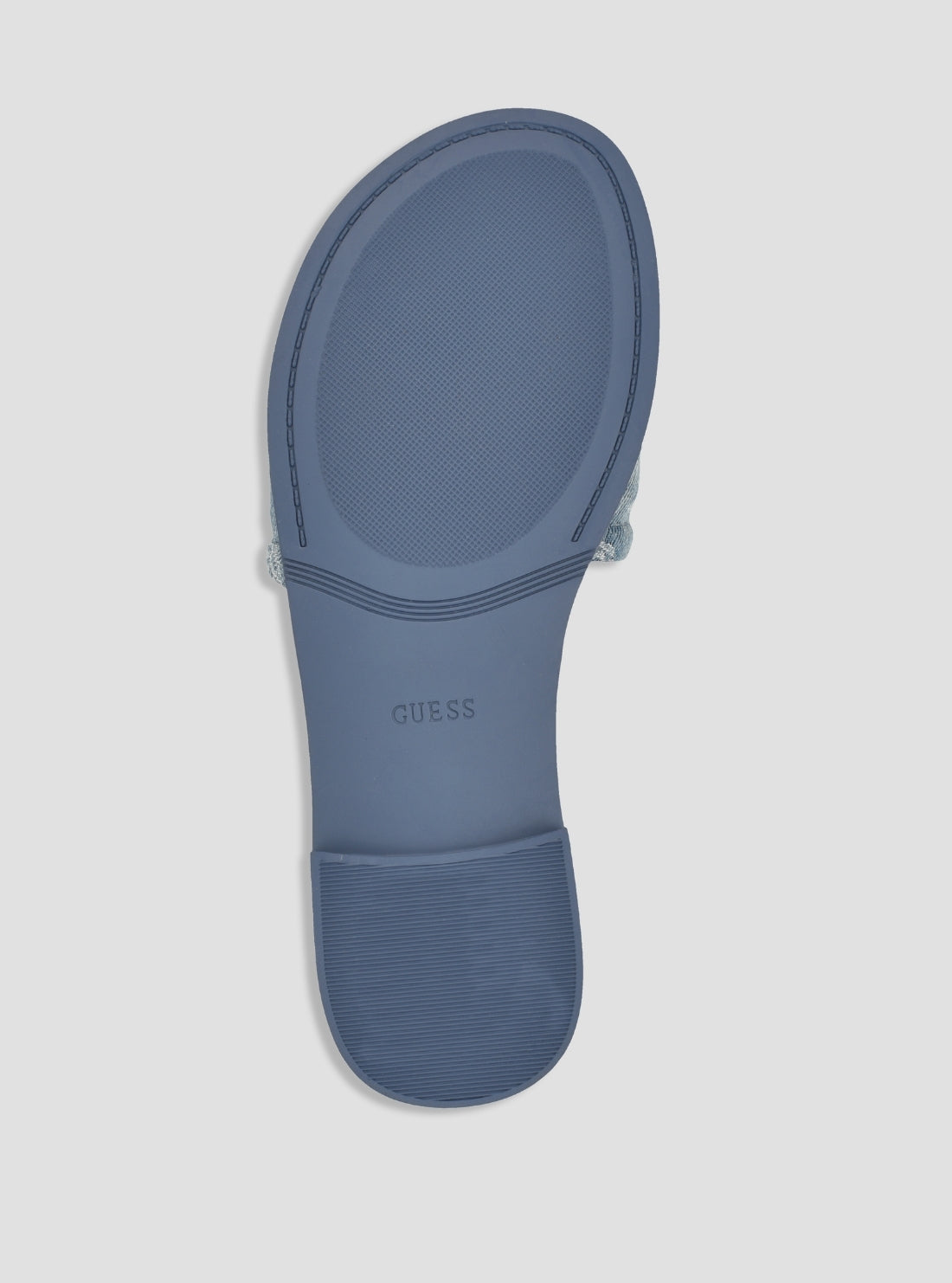 GUESS Womens Medium Blue Elysone Sandals ELYSONE Bottom View