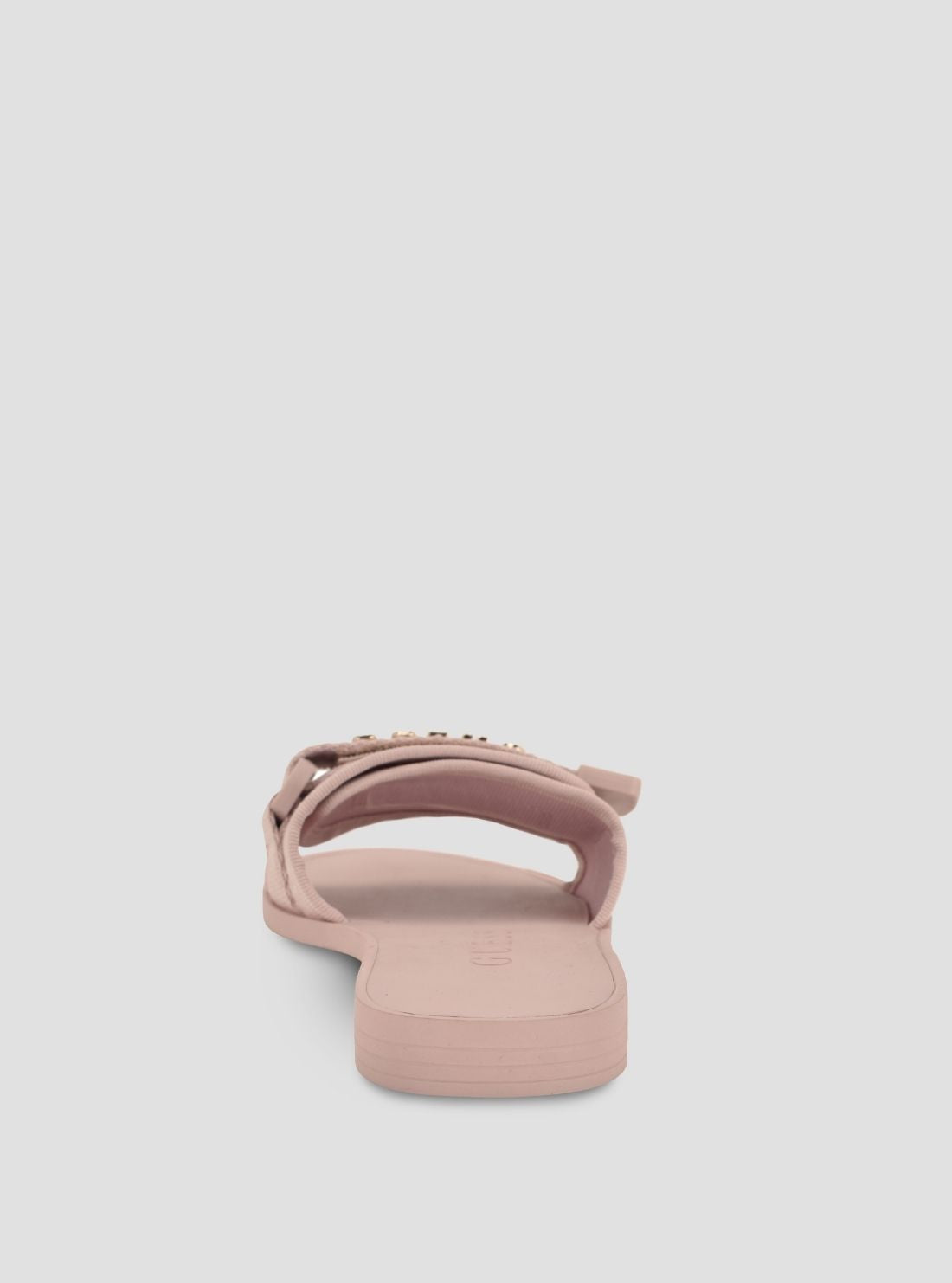 GUESS Womens Pink Elyze Flat Sandals ELYZE3 Back View