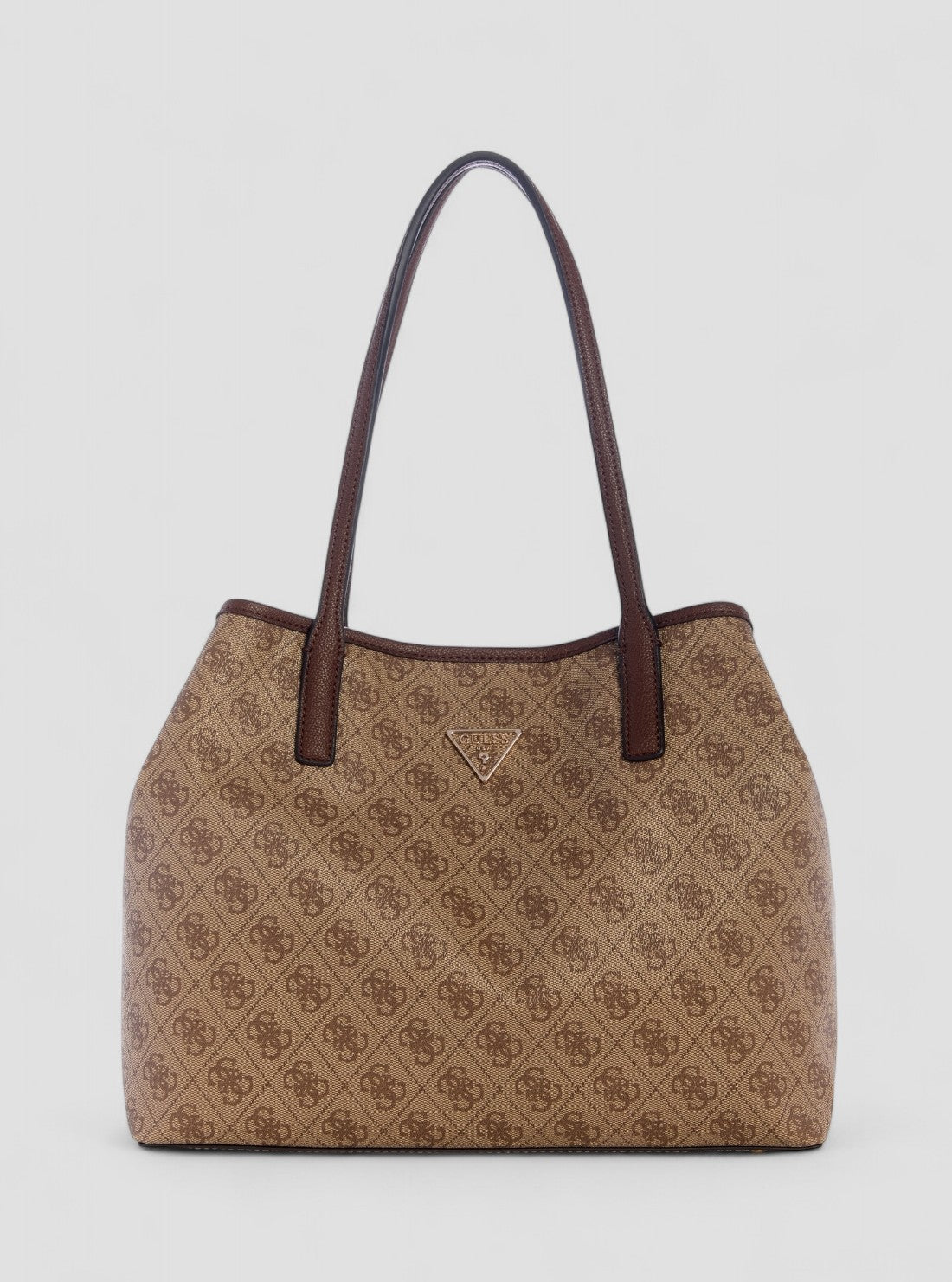 GUESS Womens Brown Logo Victtoria 2-in-1 Tote Bag ESG951428 Front View_2