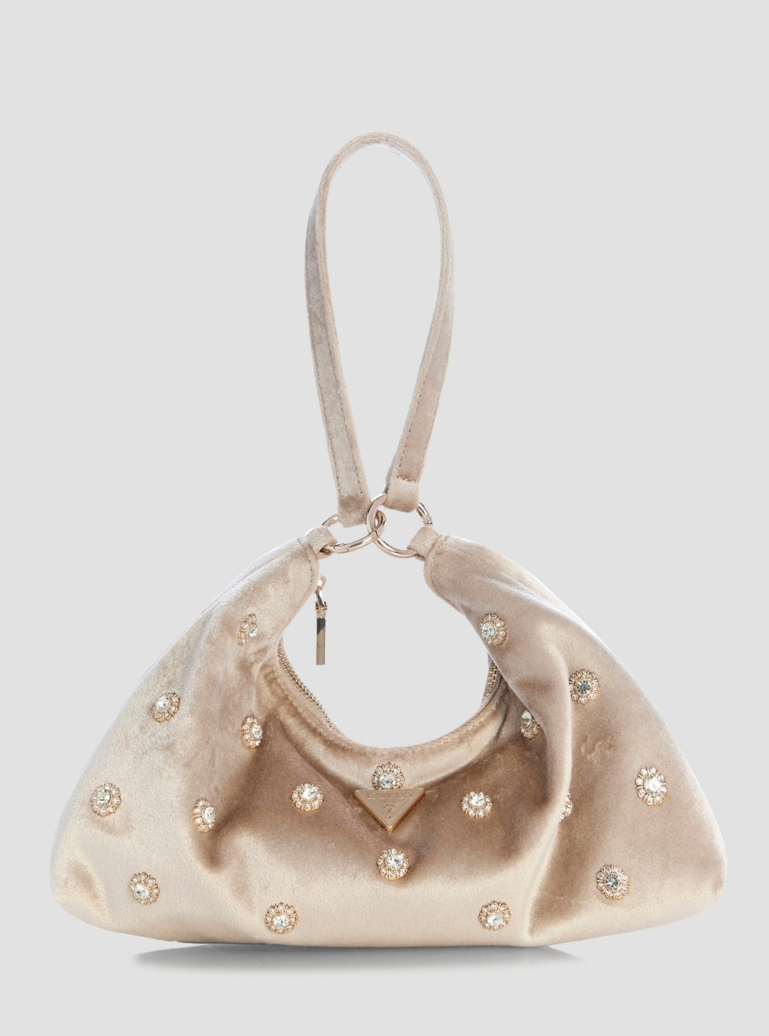 GUESS Womens Bone Jewels Wristlet Shoulder Bag EV224872 Front View1