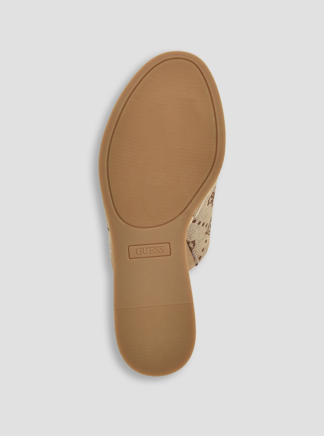 GUESS Footwear Light Brown Evenza Platform Sandals EVENZA Bottom View