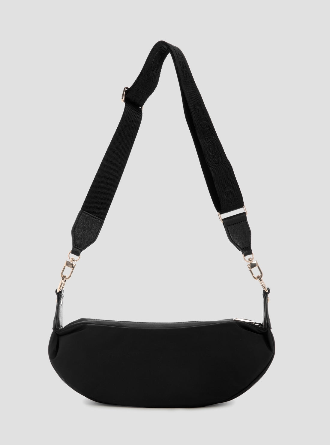 GUESS Womens Eco Black Gemma Crossbody Bag EYG839513 Back View