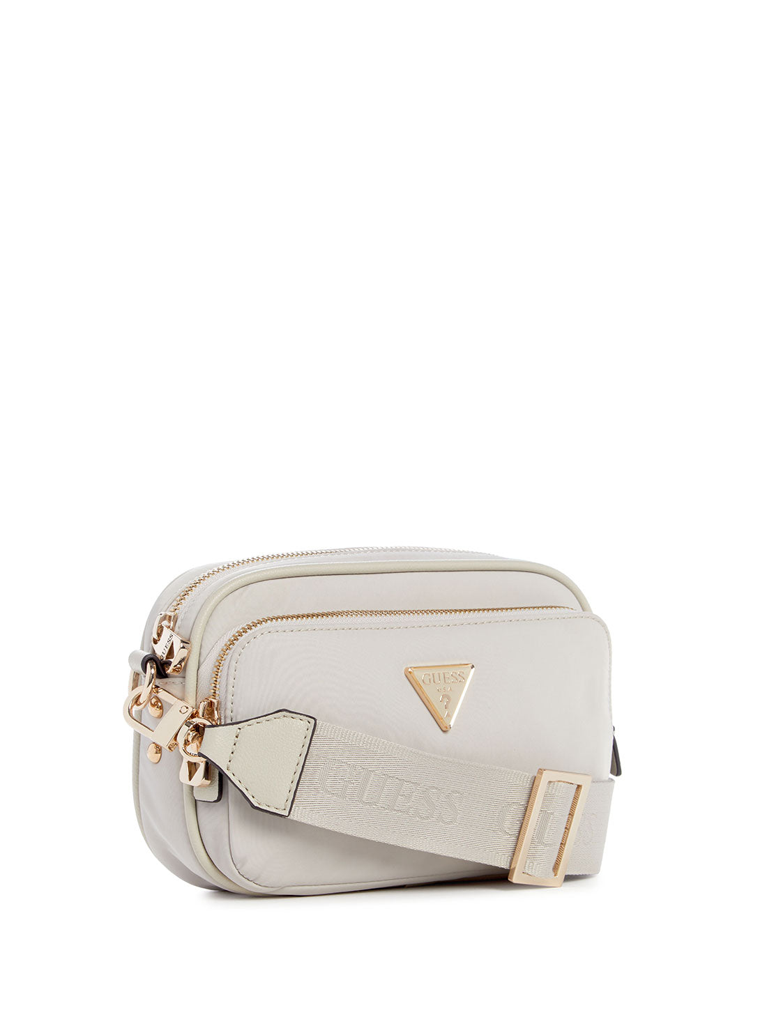 GUESS Eco Cream Gemma Crossbody Bag side view