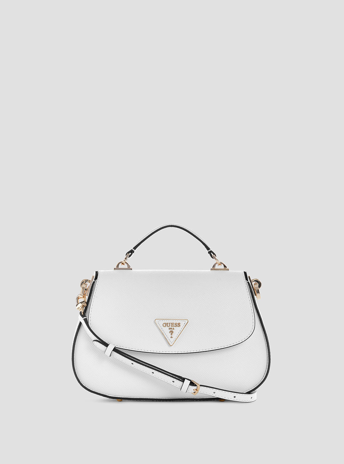 Eco White Jazlynn Top Handle Bag