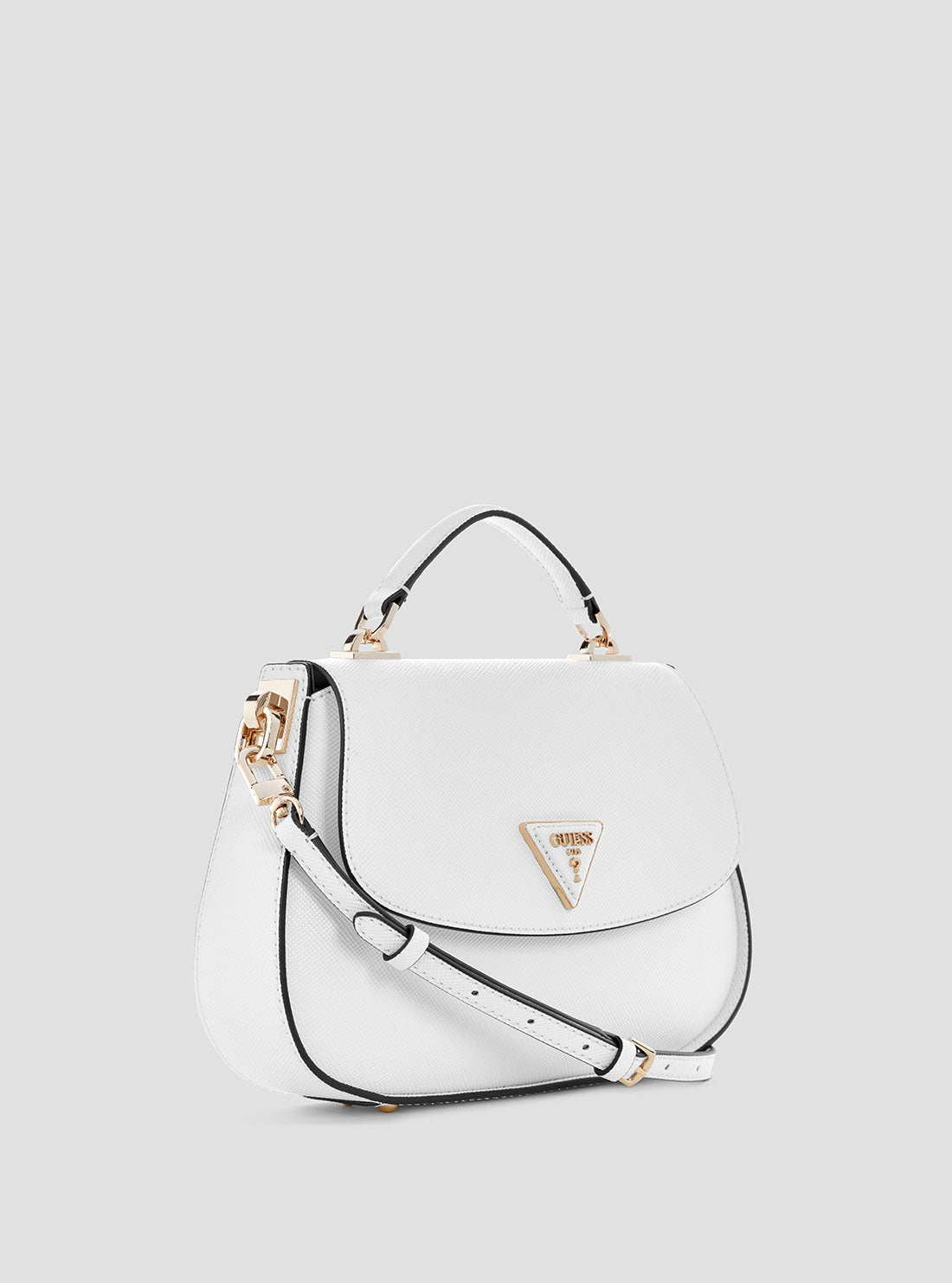 Eco White Jazlynn Top Handle Bag