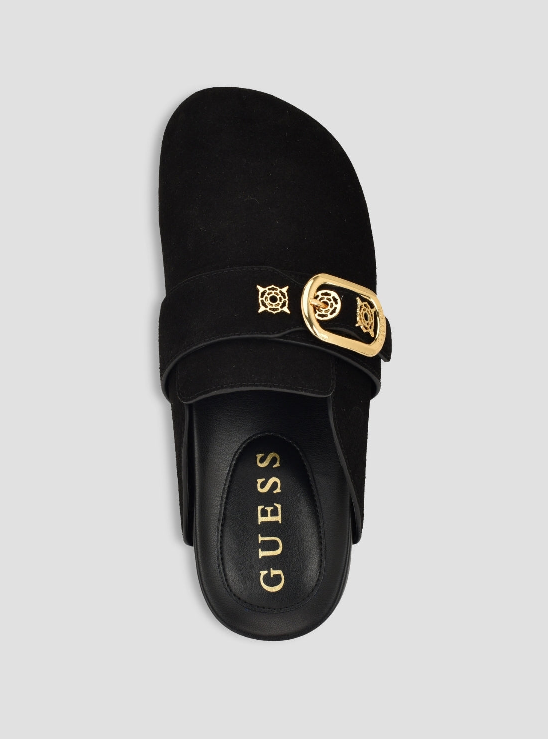 GUESS Footwear Black Galavanta Mules GALAVANTA Top View