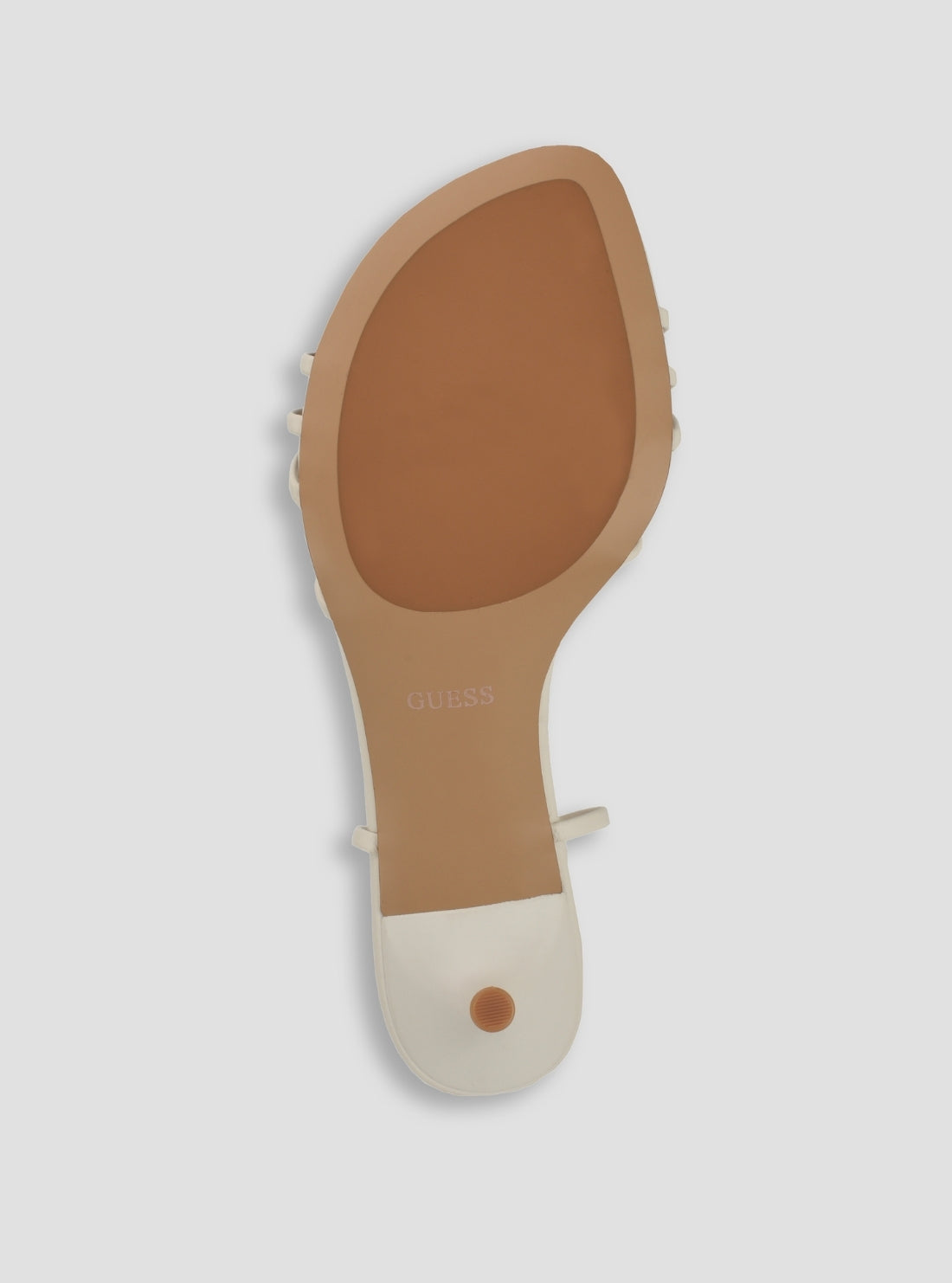 GUESS Footwear White Garsie Heels GARSIE Bottom View