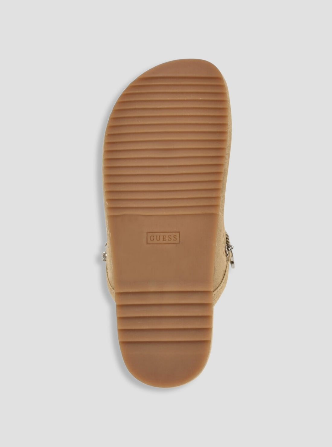 GUESS Womens Light Natural Gavyn Casual Slides GAVYN Bottom View