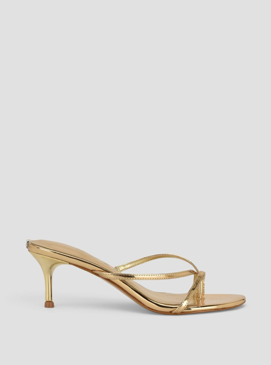 GUESS Footwear Gold Gazey Heels GAZEY Side View2