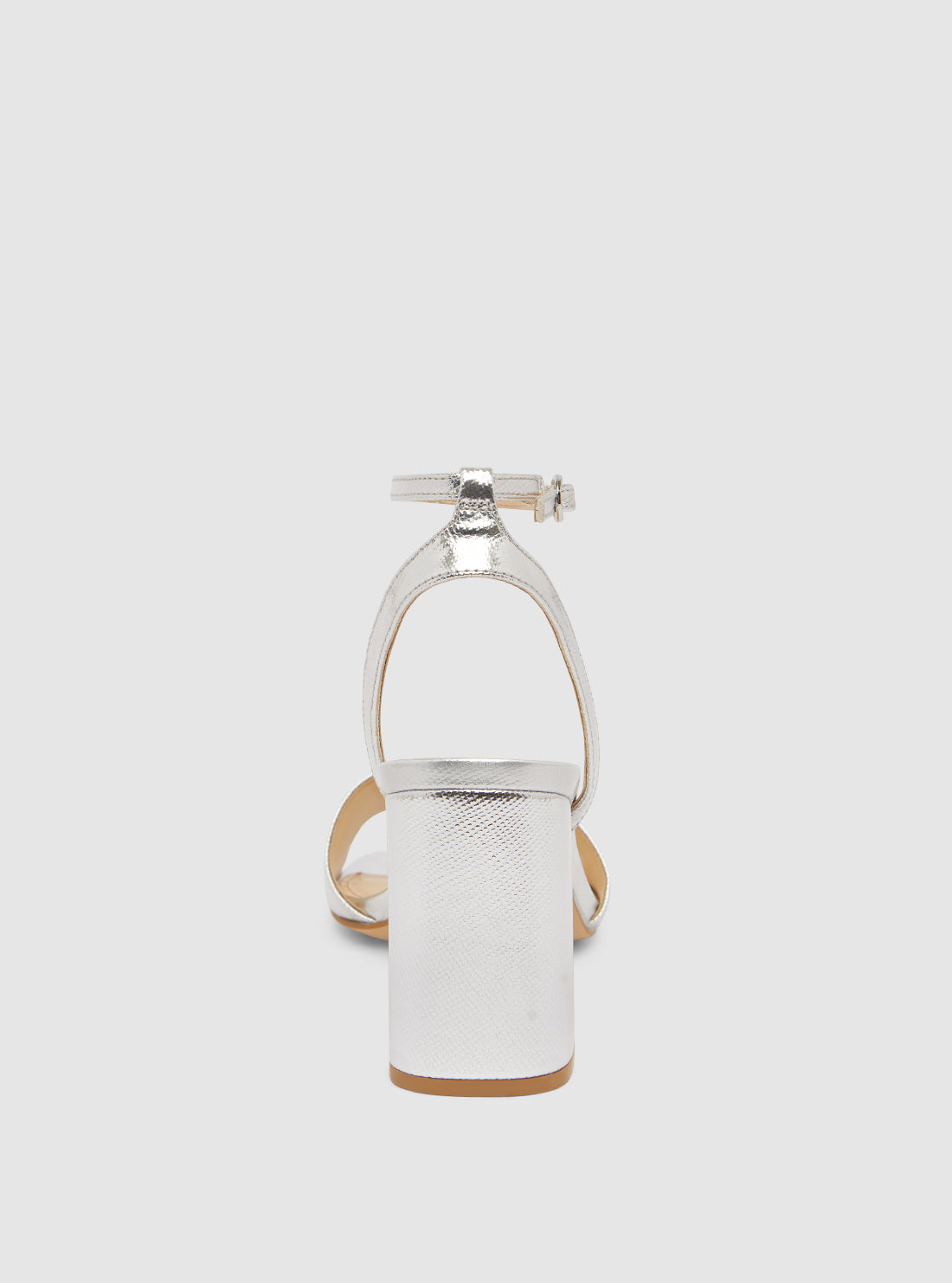Silver Gelyae Block Heel