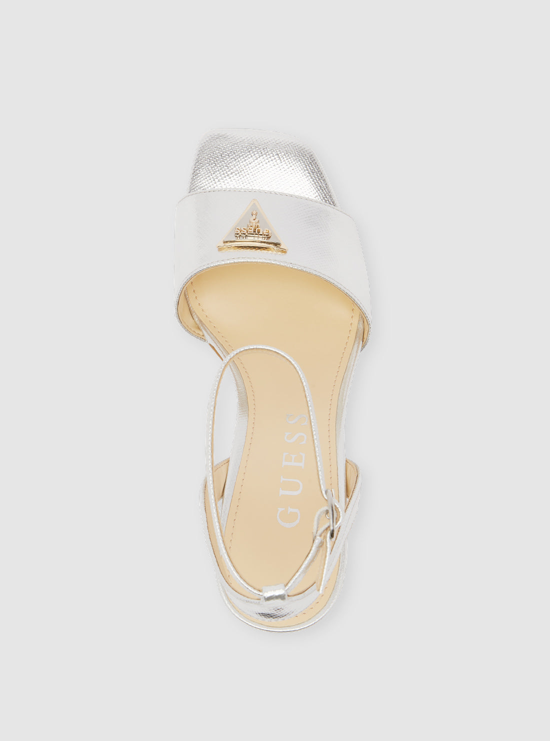 Silver Gelyae Block Heel