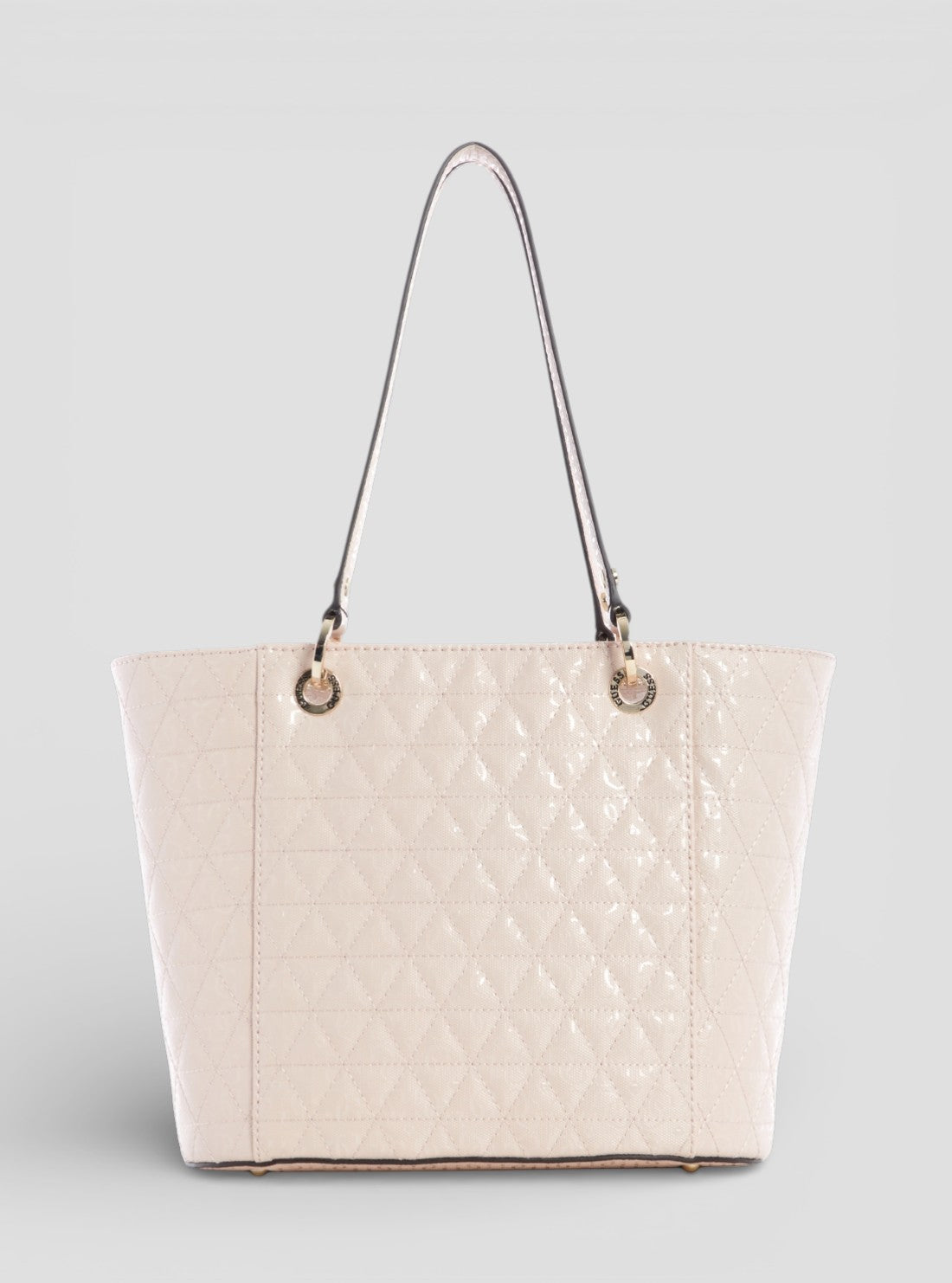 GUESS Womens Blush Logo Noelle Small Elite Tote Bag GG787922 Back View