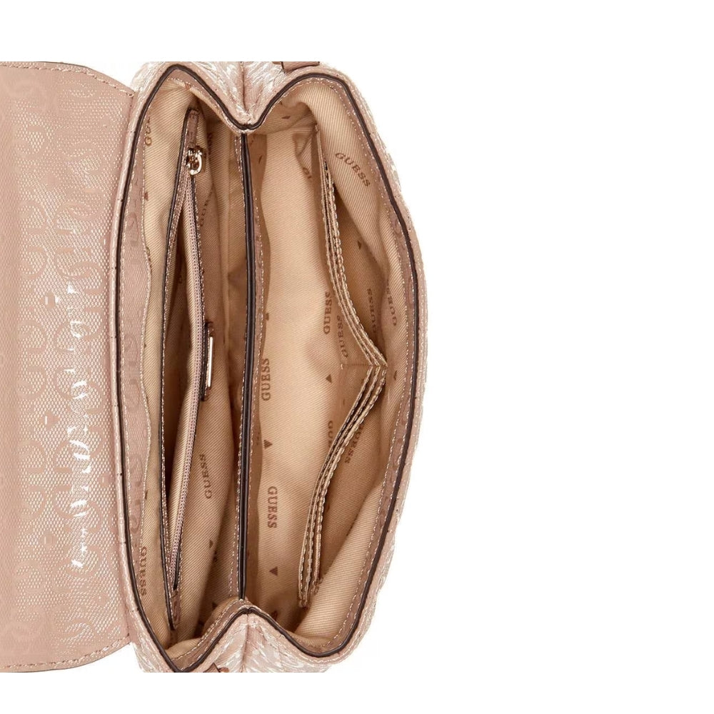 Brown Yarmilla Top Handle Flap Bag