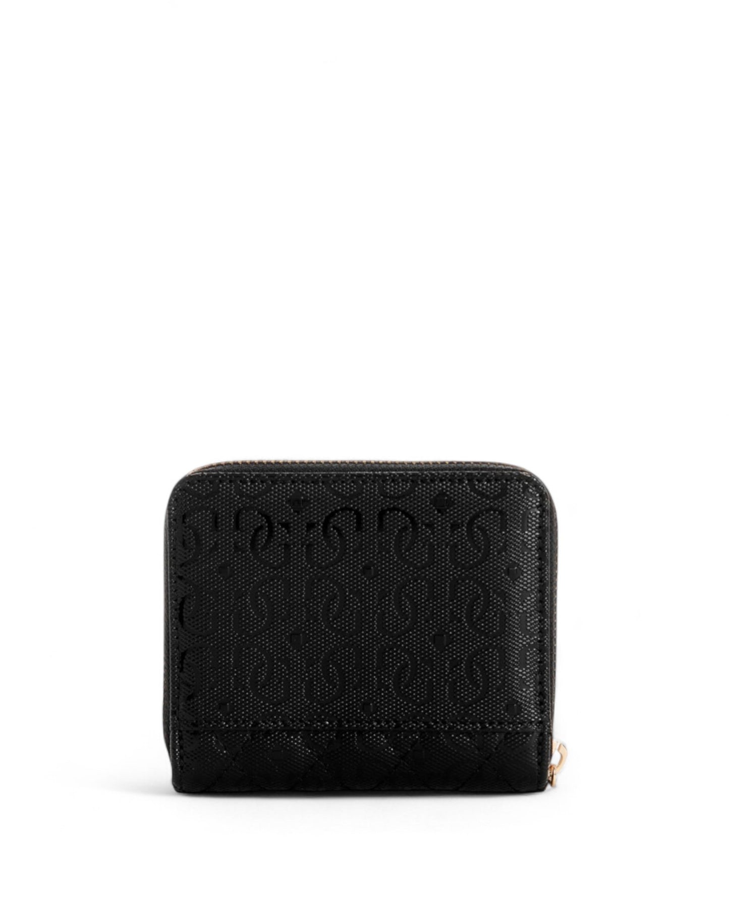 Black Logo Yarmilla Small Zip Wallet