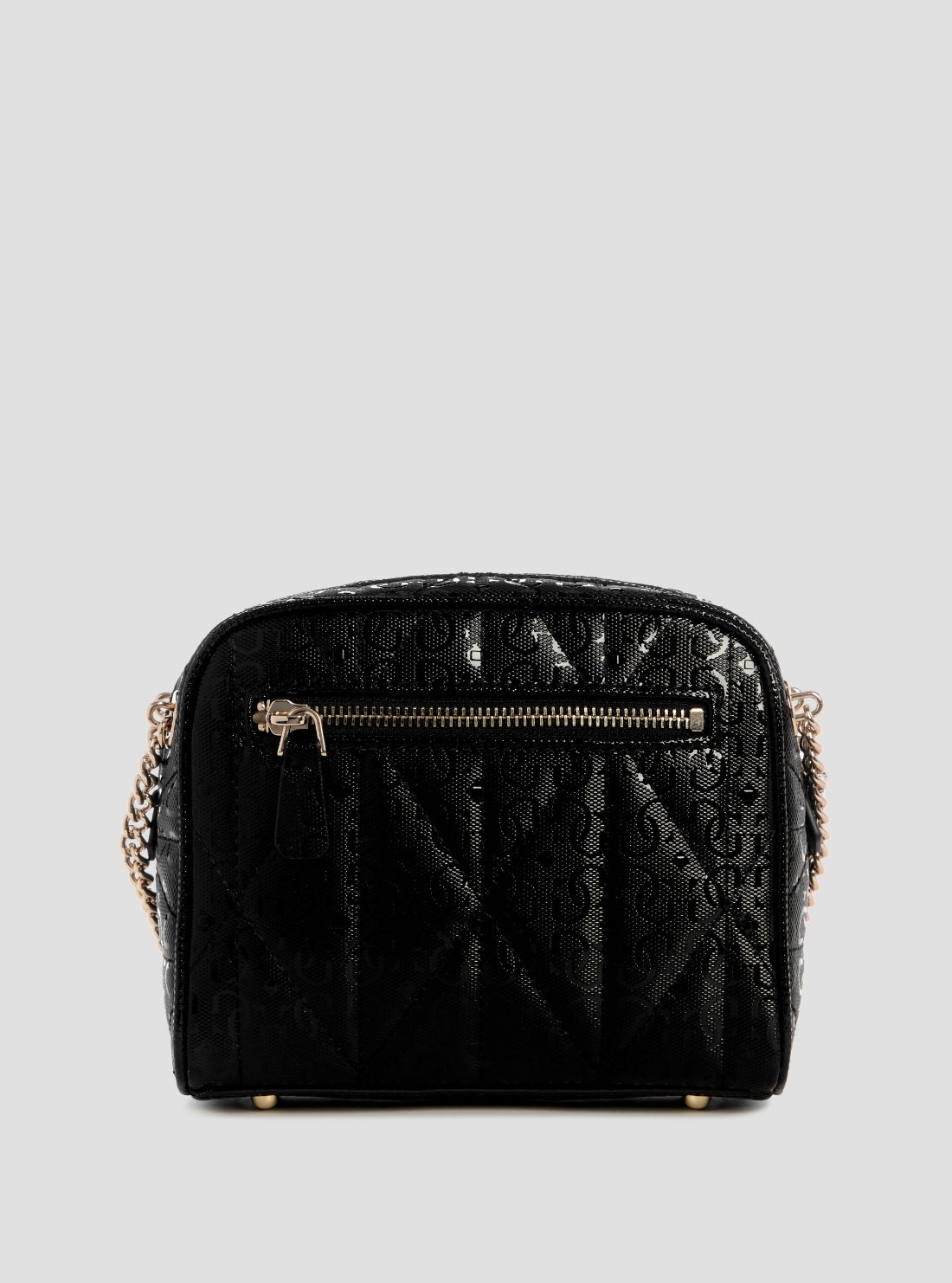 GUESS Womens Black Aldina Camera Crossbody Bag GG966314 Back View
