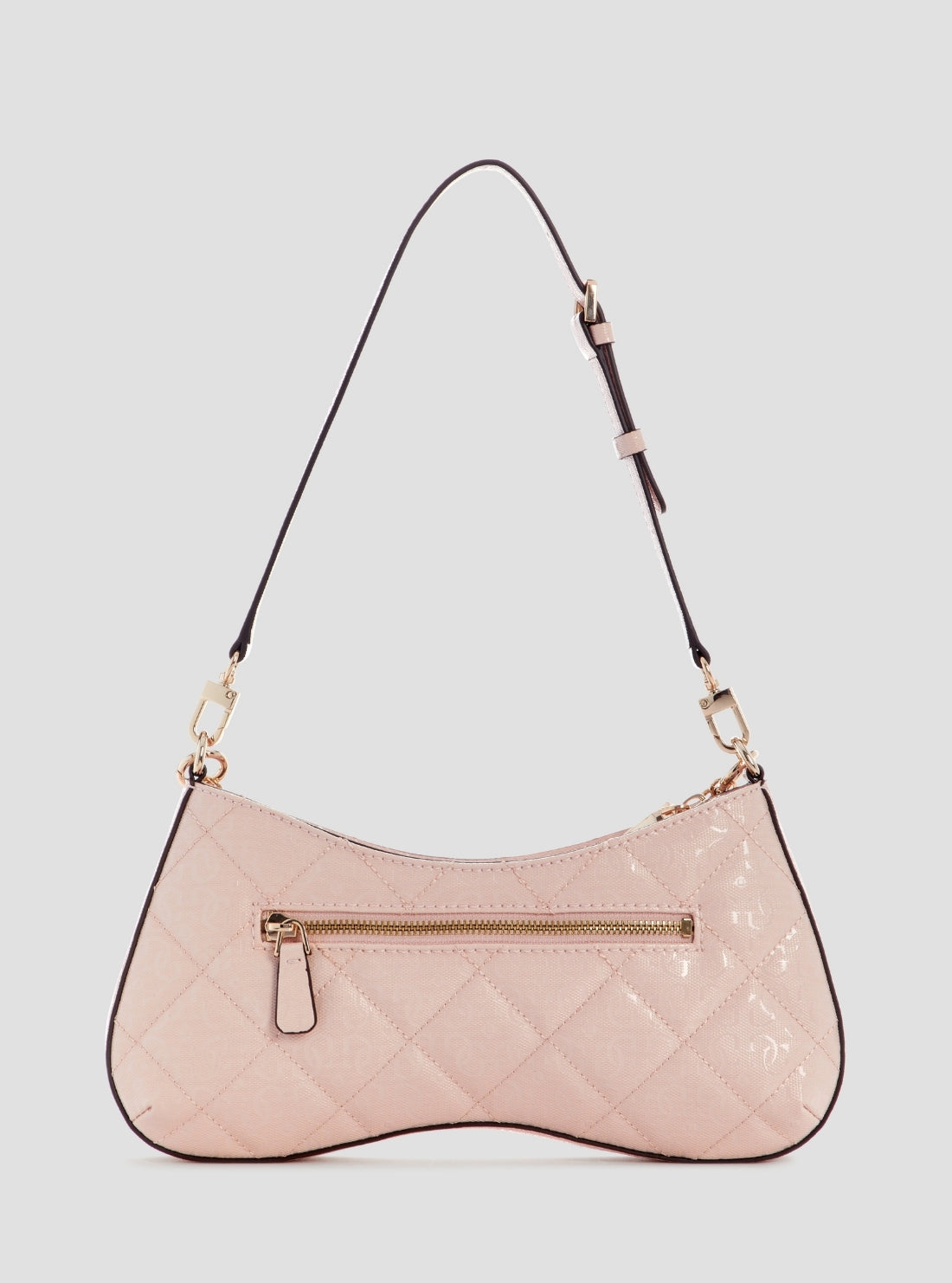 GUESS Womens Pink Libby Shoulder Bag GG991218 Back View
