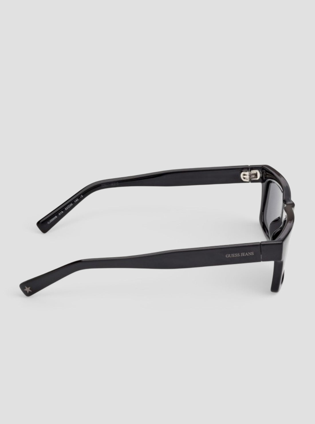 GUESS Accessories Black Rectangular Sunglasses GJ0000801A Side View