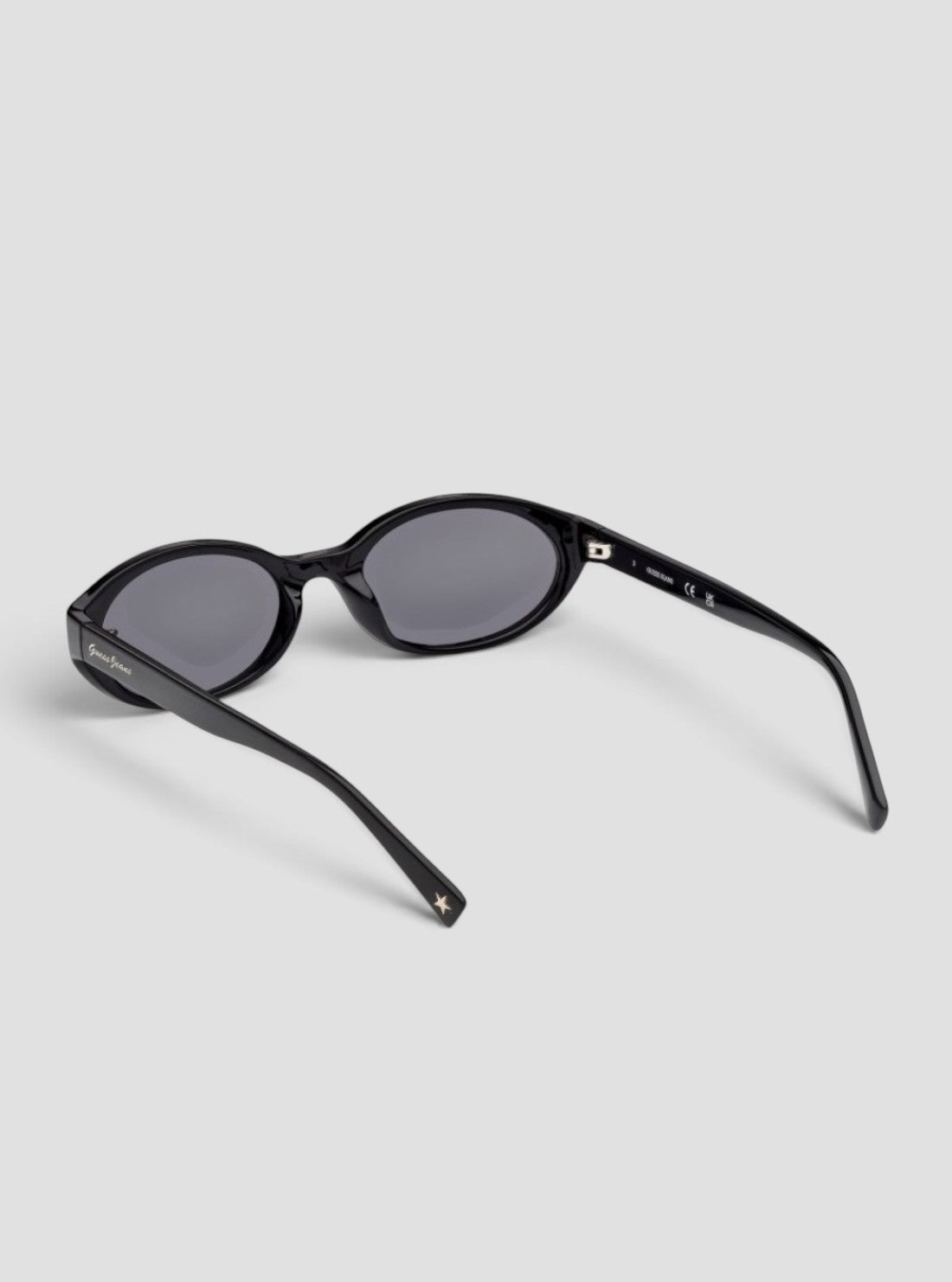 GUESS Accessories Black Oval Sunglasses GJ0000901A Back View
