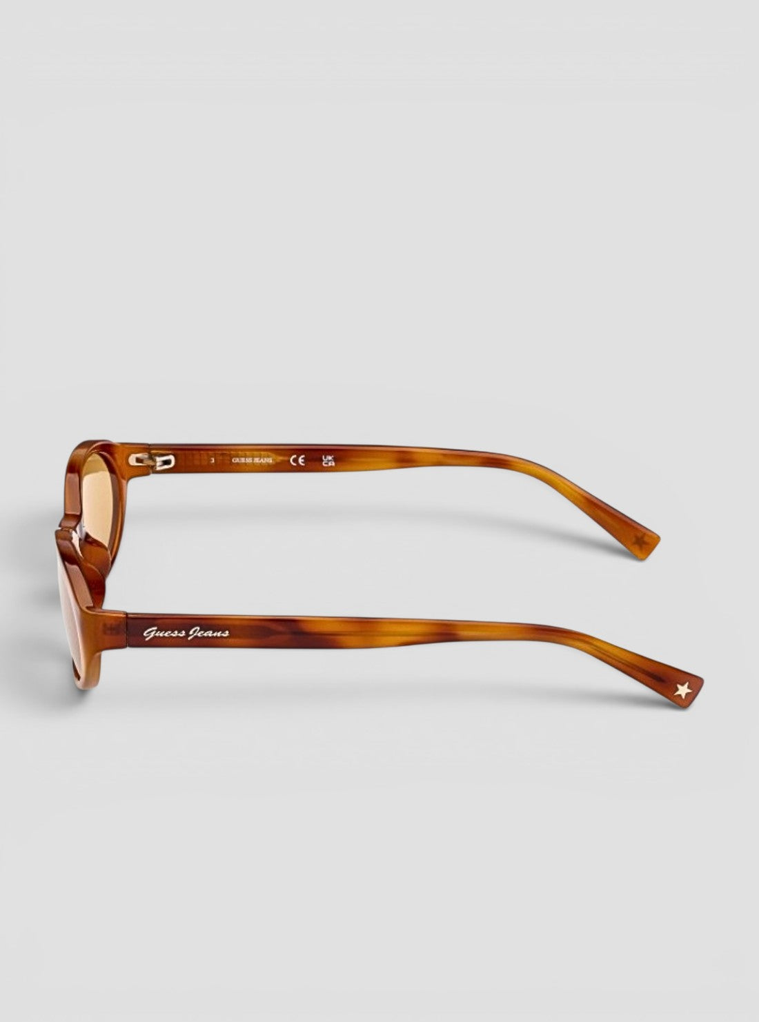 GUESS Sunglasses Blonde Havana Oval Sunglasses GJ0000953E Side View