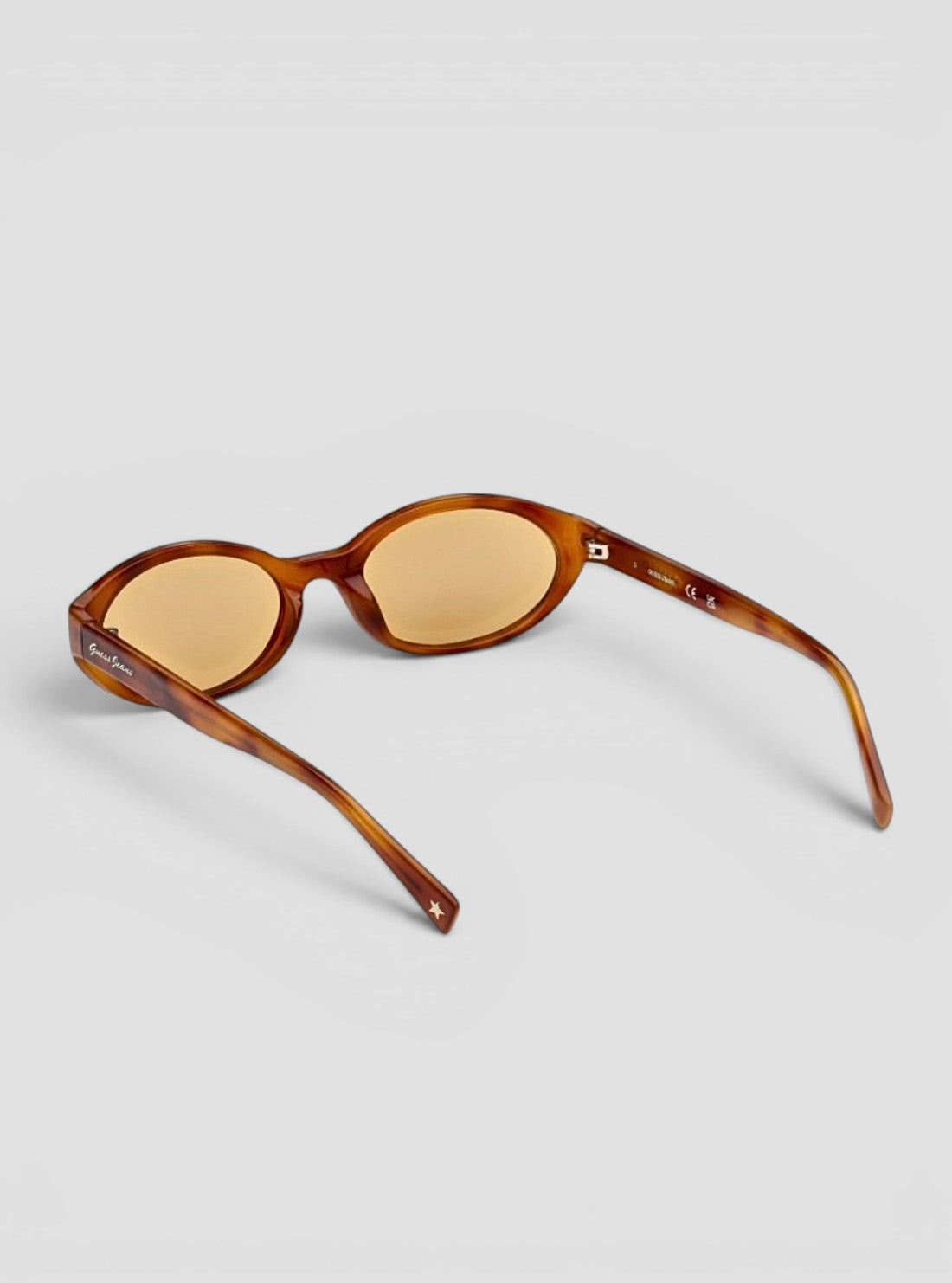 GUESS Sunglasses Blonde Havana Oval Sunglasses GJ0000953E Back Side View2