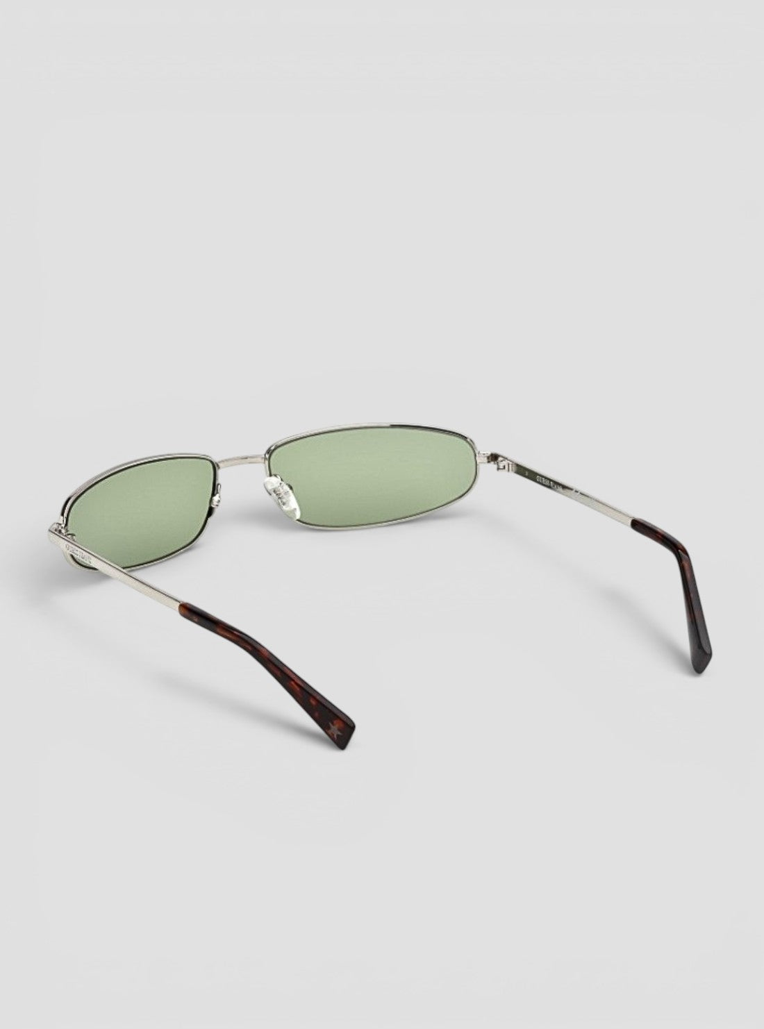 GUESS Accessories Gunmetal Green Rectangular Sunglasses GJ0001008N Side View