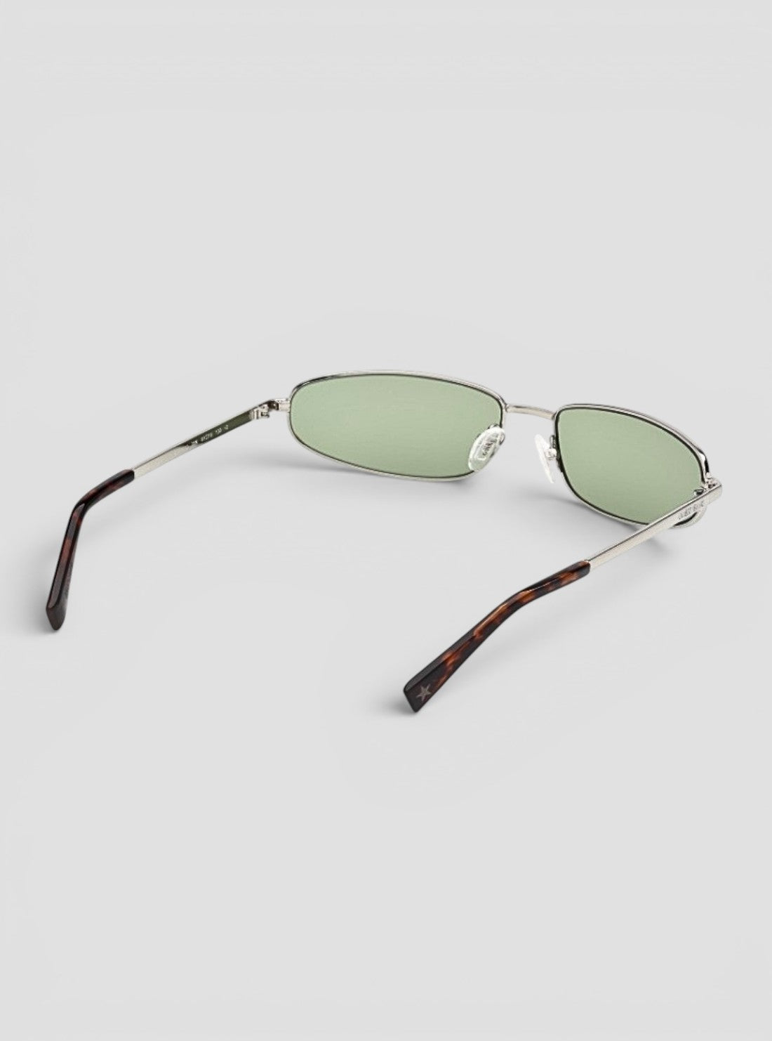 GUESS Accessories Gunmetal Green Rectangular Sunglasses GJ0001008N Side View