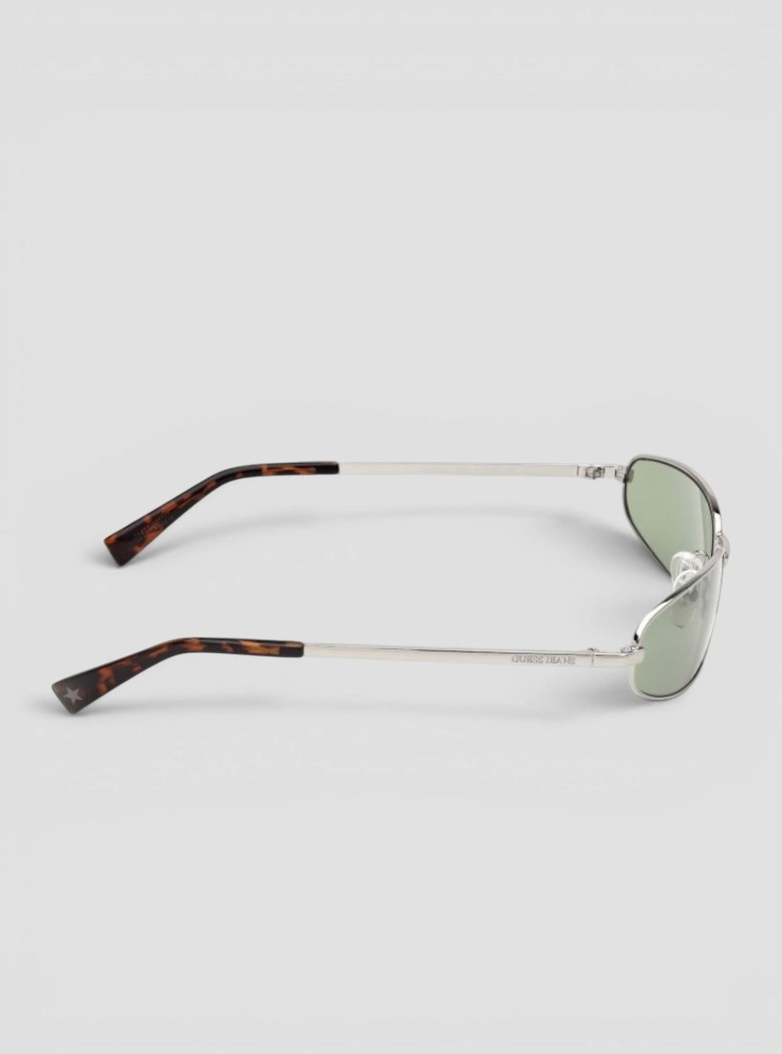GUESS Accessories Gunmetal Green Rectangular Sunglasses GJ0001008N Side View3