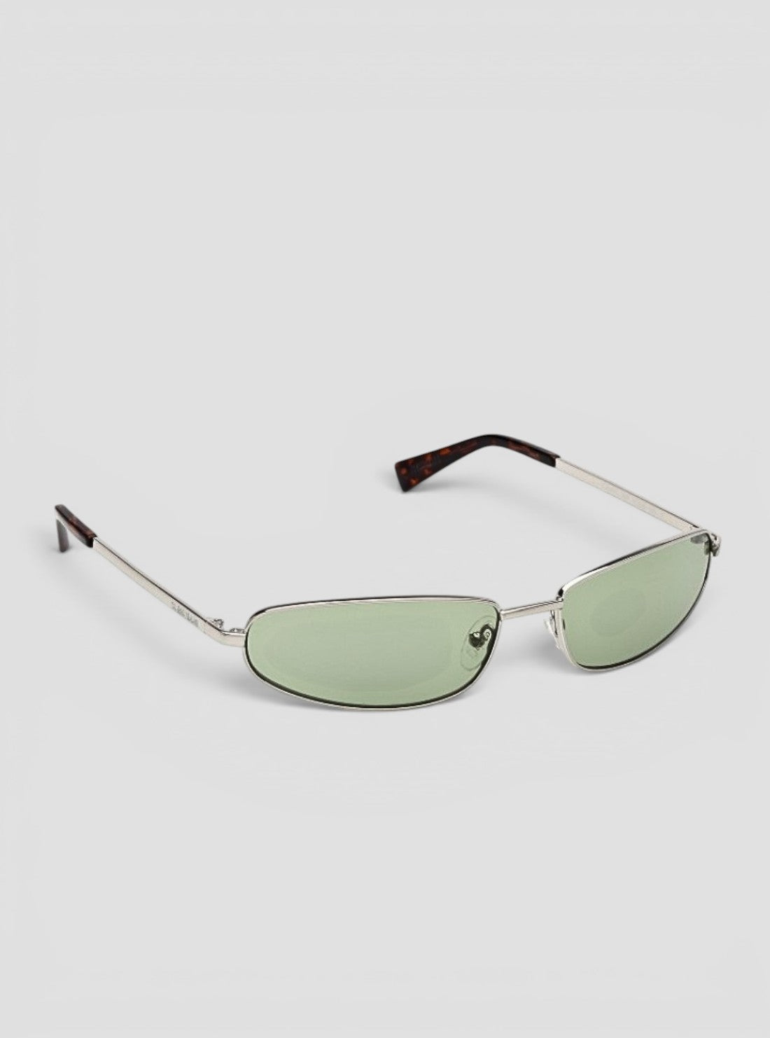 GUESS Accessories Gunmetal Green Rectangular Sunglasses GJ0001008N Side View2