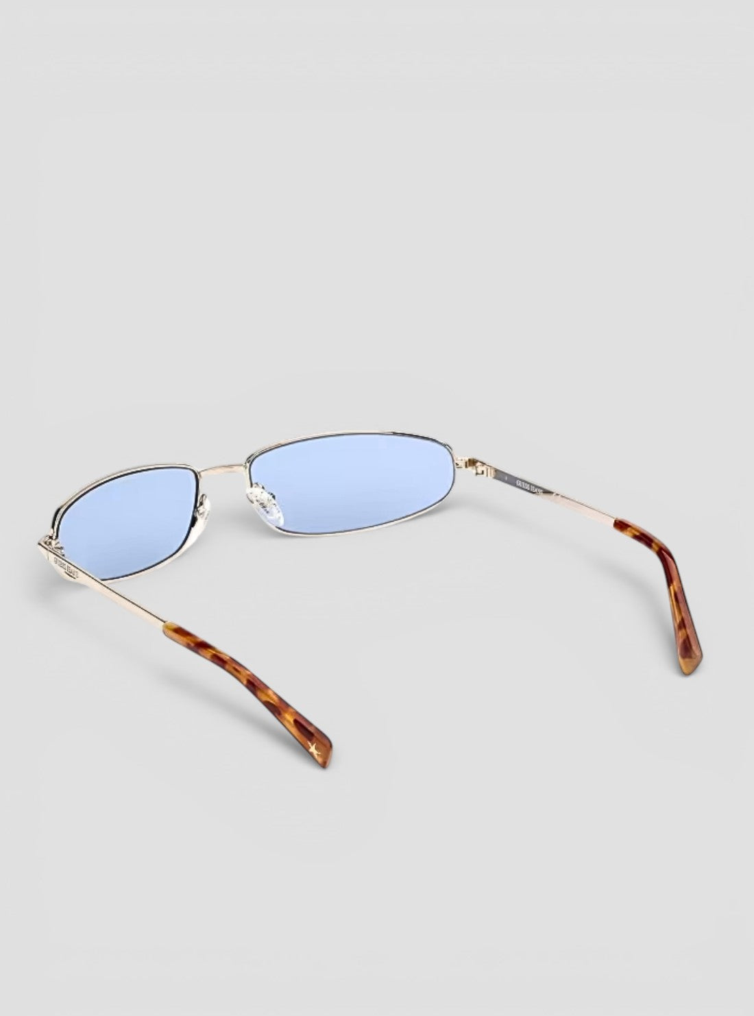 GUESS Accessories Gold Rectangular Sunglasses GJ0001032V Bacl Side View3