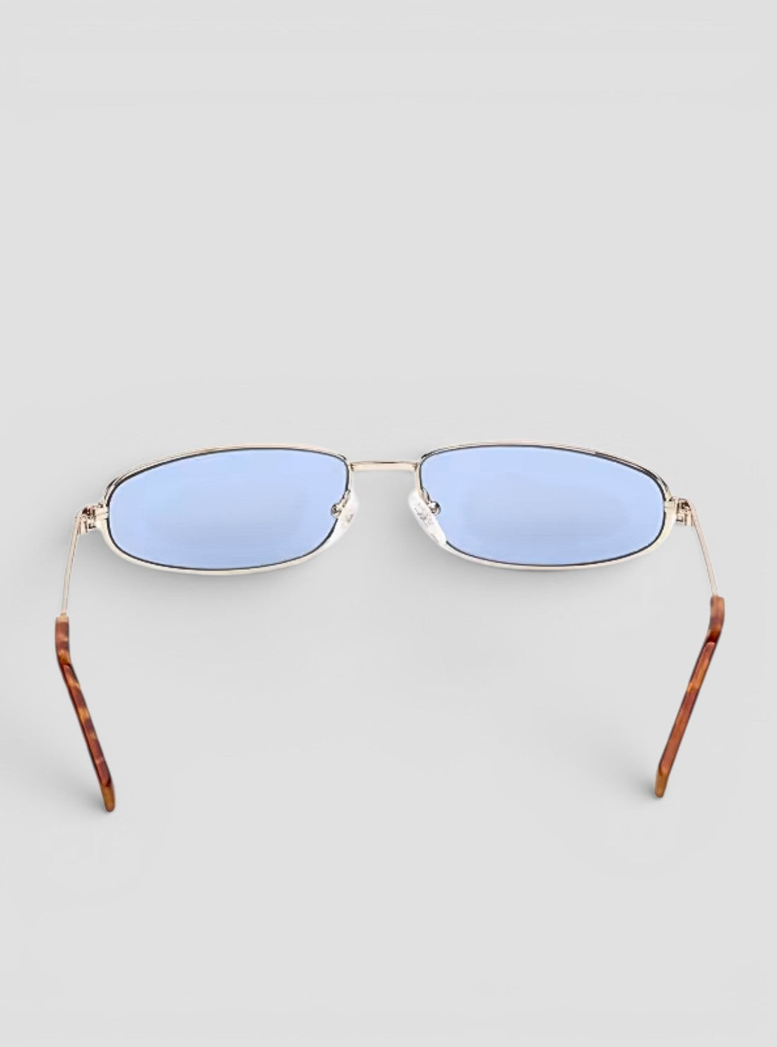 GUESS Accessories Gold Rectangular Sunglasses GJ0001032V Back View
