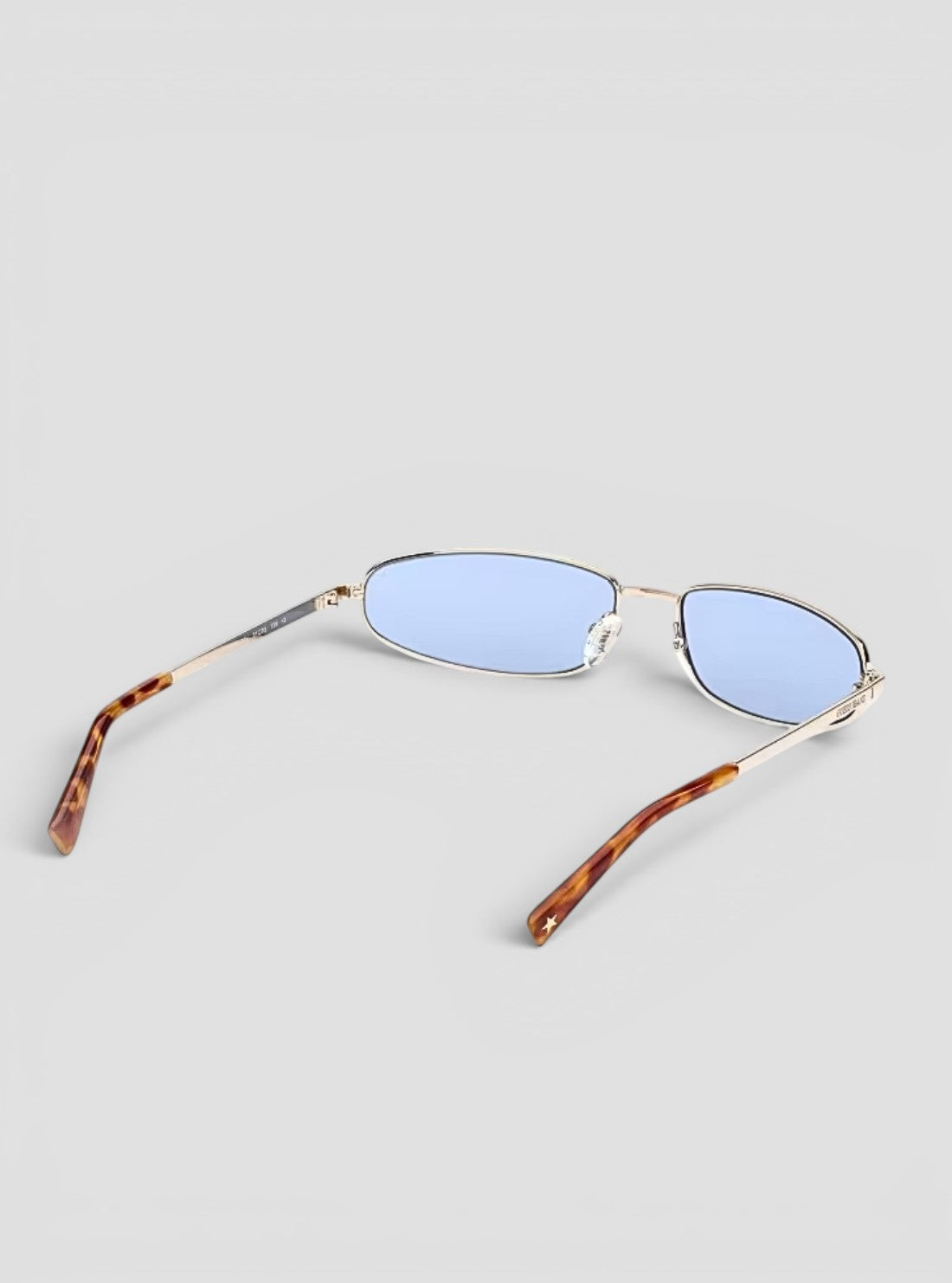 GUESS Accessories Gold Rectangular Sunglasses GJ0001032V Side View2 Back Side View2