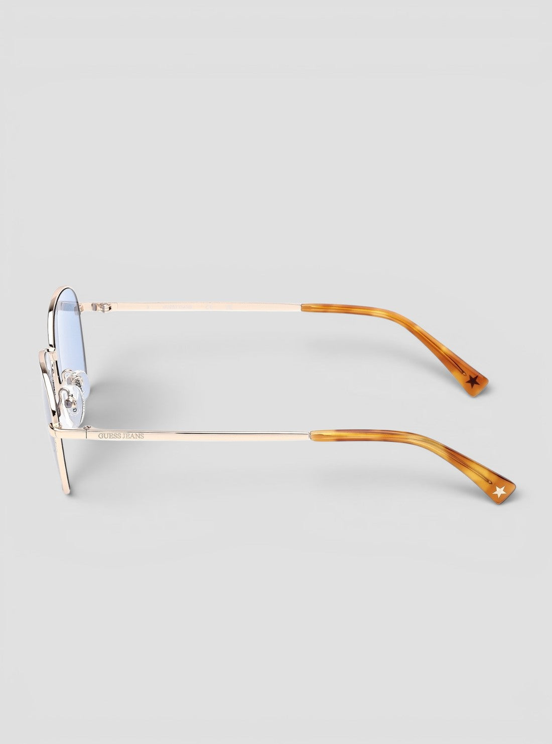 GUESS Sunglasses Blue Metal Round Sunglasses GJ0001132V Side View3