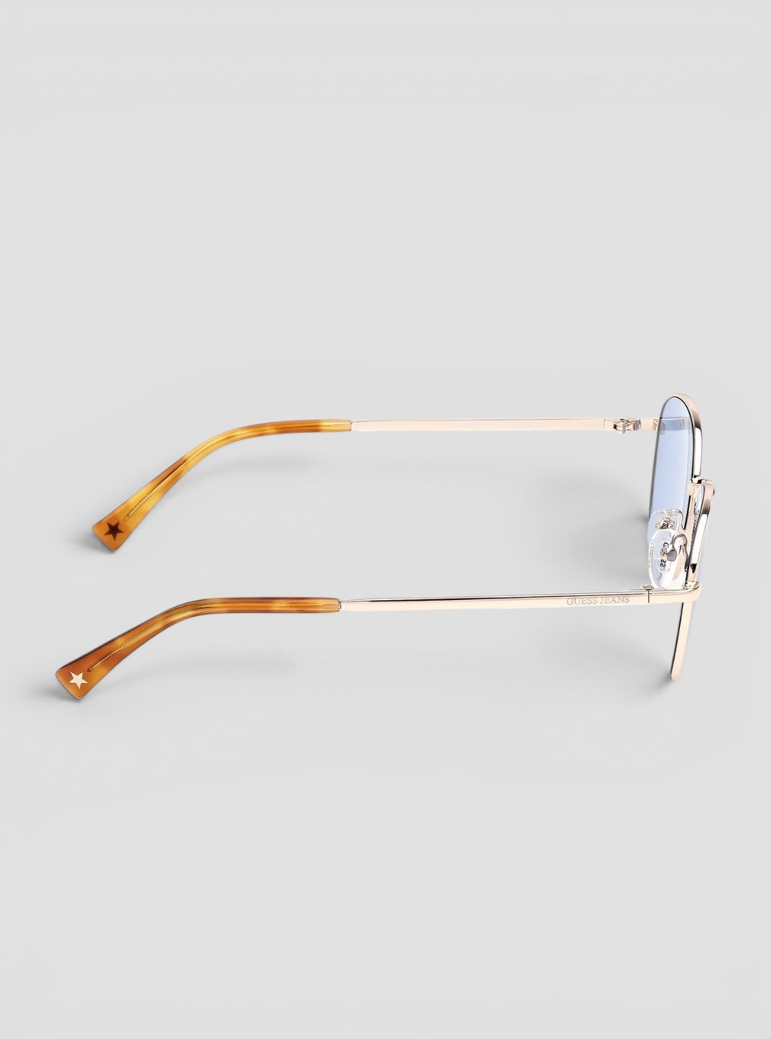 GUESS Sunglasses Blue Metal Round Sunglasses GJ0001132V Side View