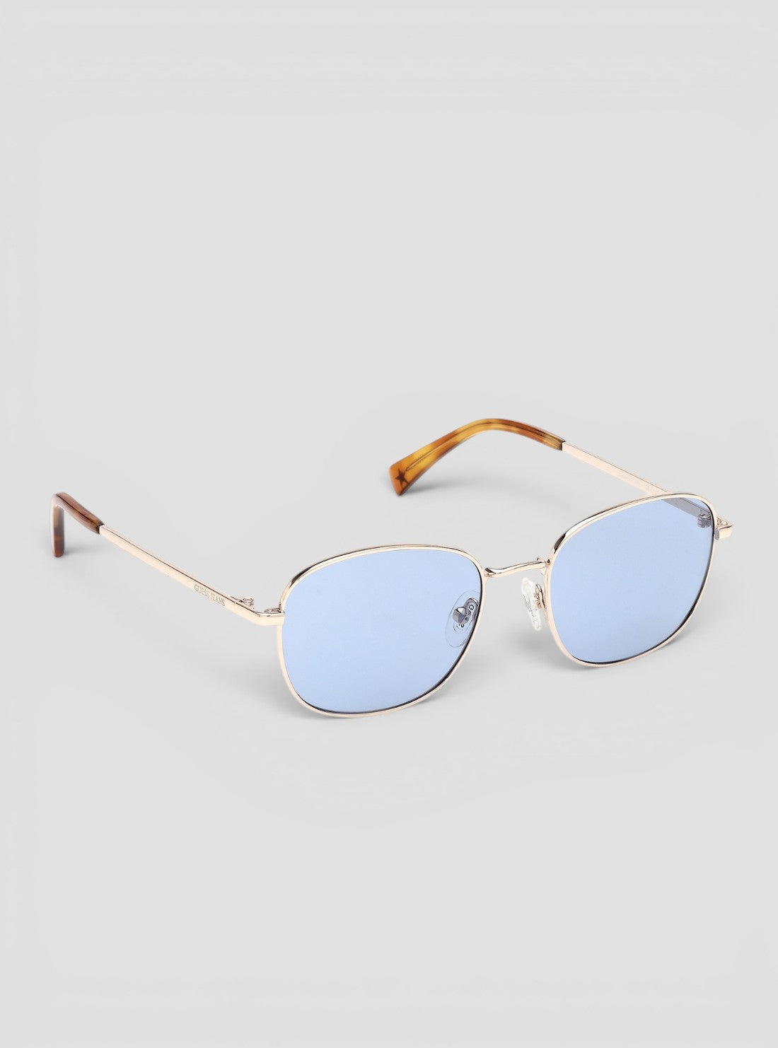 GUESS Sunglasses Blue Metal Round Sunglasses GJ0001132V Front Side View3
