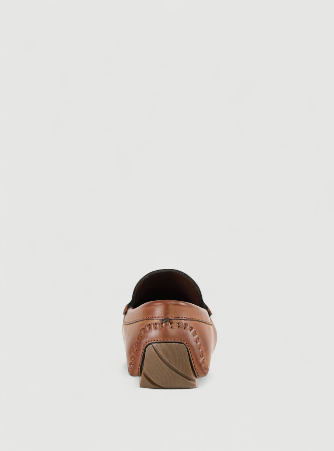 GUESS Mens Brown Aarav Loafers GMAARAV Back View