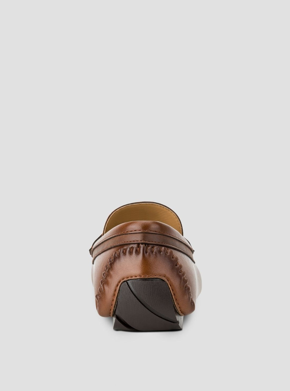GUESS Footwear Medium Natural Aqlen Loafers AQLEN Back View