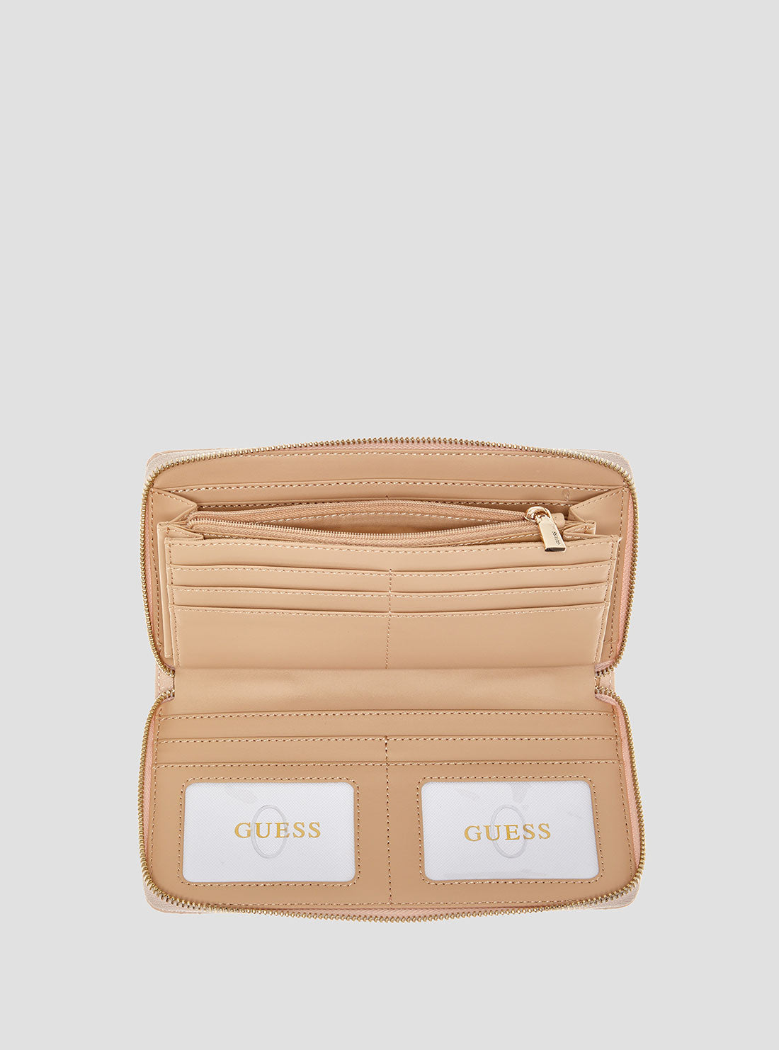 Beige Laurel Organiser Large Wallet