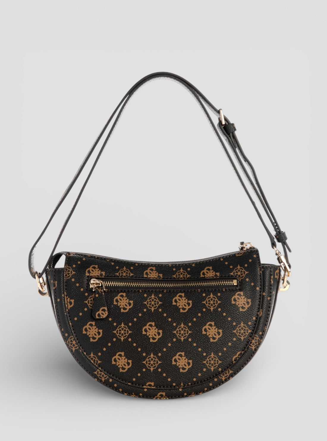 GUESS Womens Brown Silia Convertible Shoulder Bag GP989018 Back View