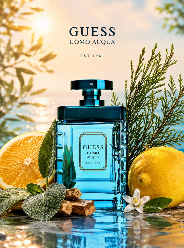 GUESS Fragrance UOMO Acqua Eau De Toilette 100ml GSF33660 Front View