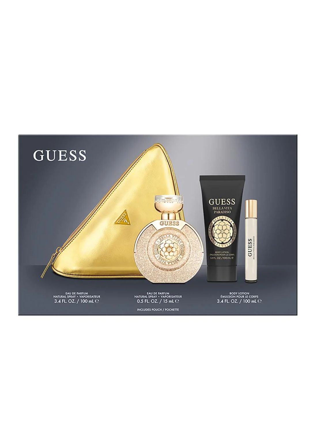 GUESS Fragrance Bella Vita Paradiso Fragrance Gift Set GSF34972 Box View