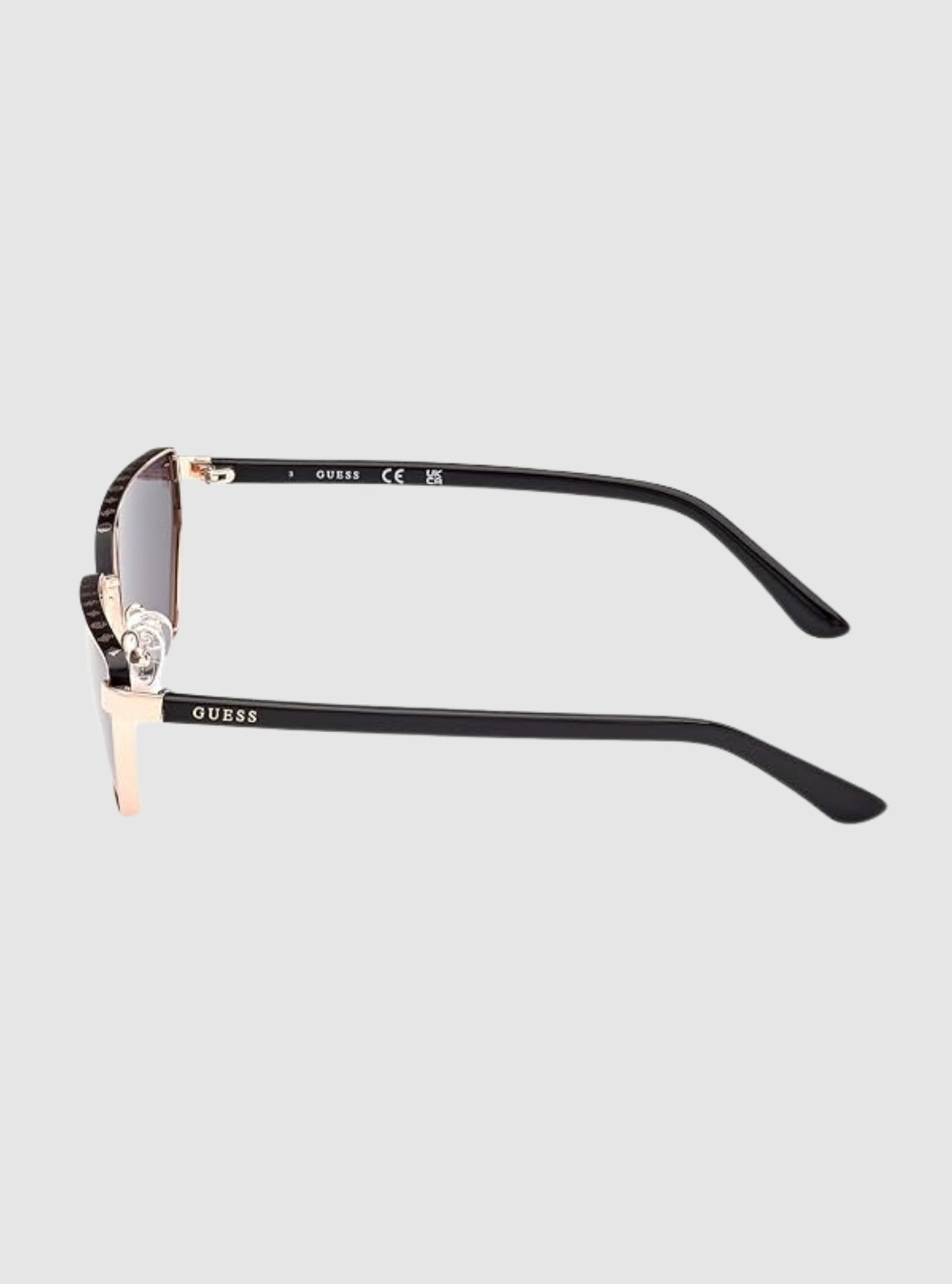 GUESS Accessories Black Butterfly Sunglasses GU00106_5905A Side View