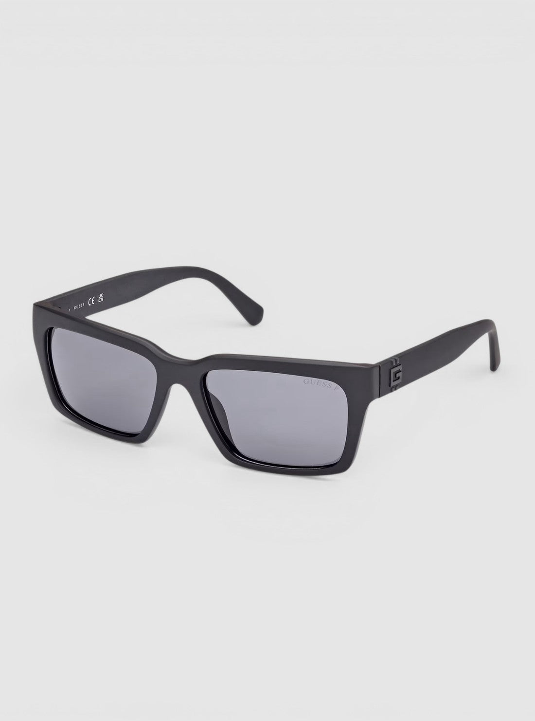 Black Polarised Square Sunglasses