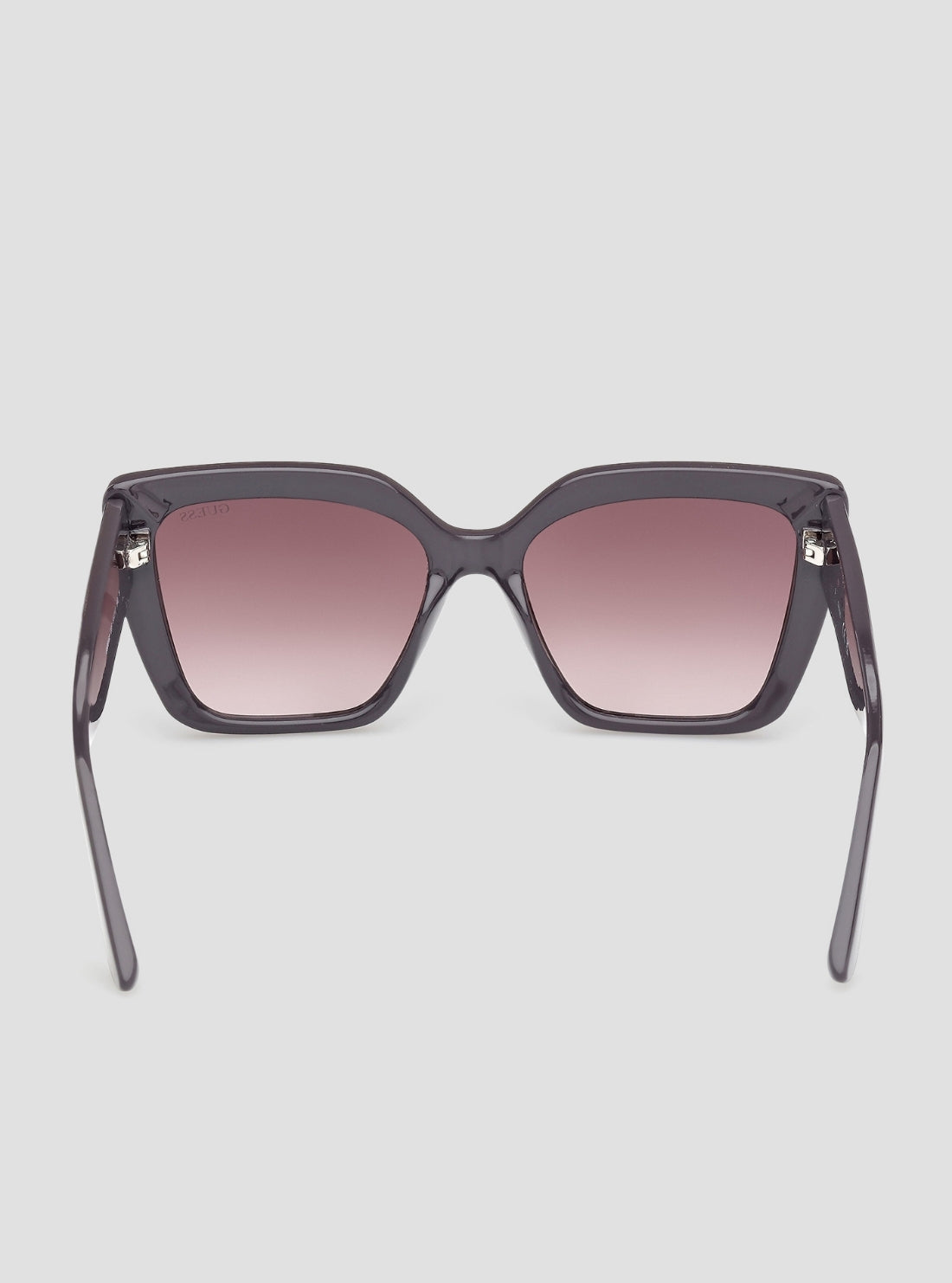 GUESS Womens Brown Grey Square Sunglasses GU00162 Back View