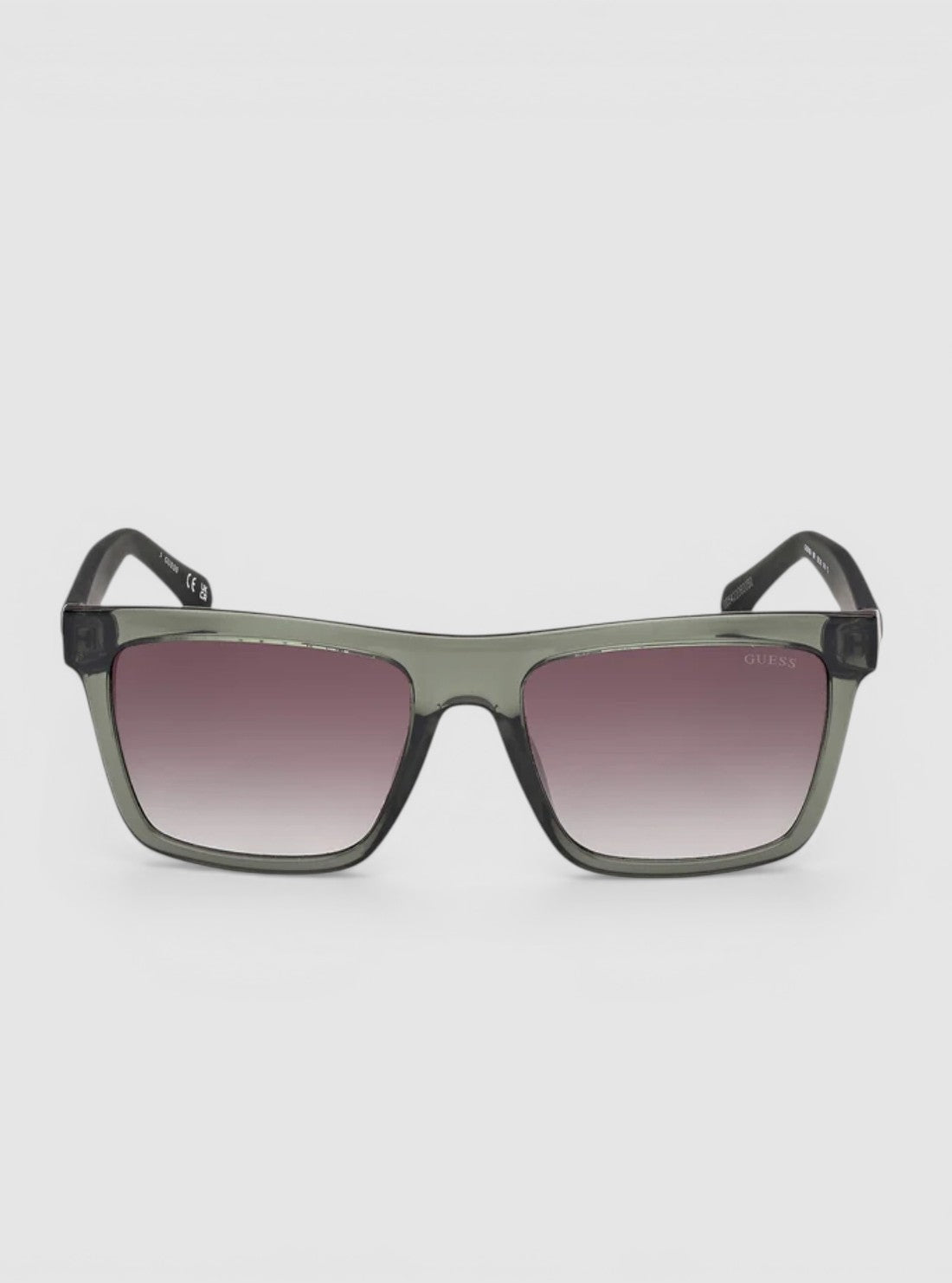 GUESS Accessories Gradient Green Square Sunglasses GU0016696P Front View