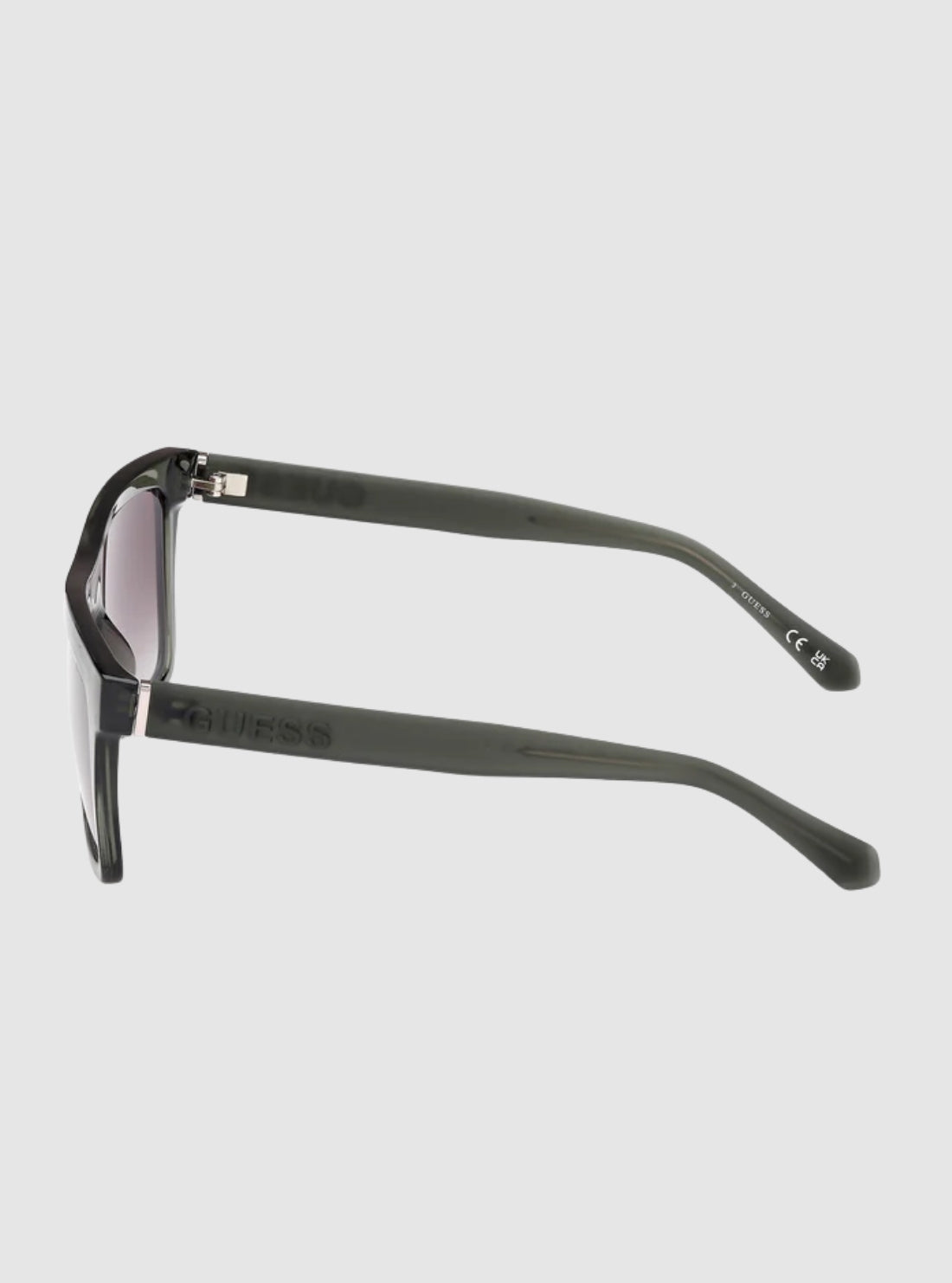 GUESS Accessories Gradient Green Square Sunglasses GU0016696P Side View