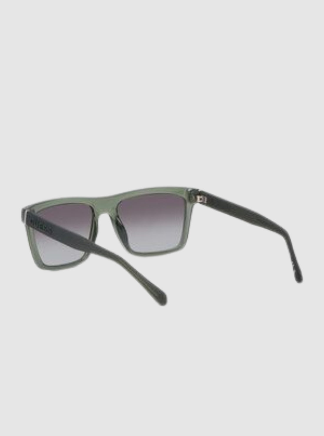 Gradient Green Square Sunglasses