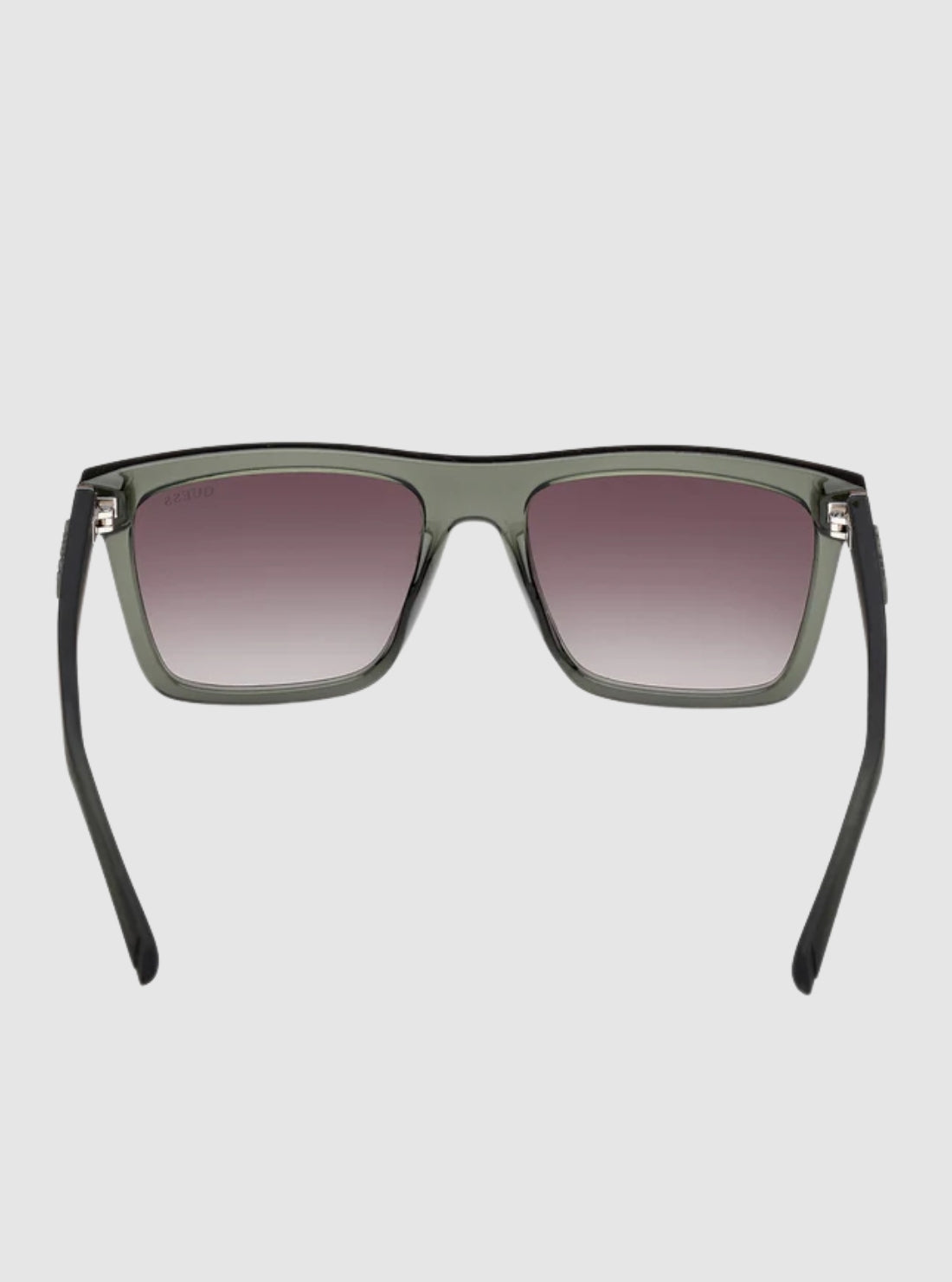 GUESS Accessories Gradient Green Square Sunglasses GU0016696P Back View