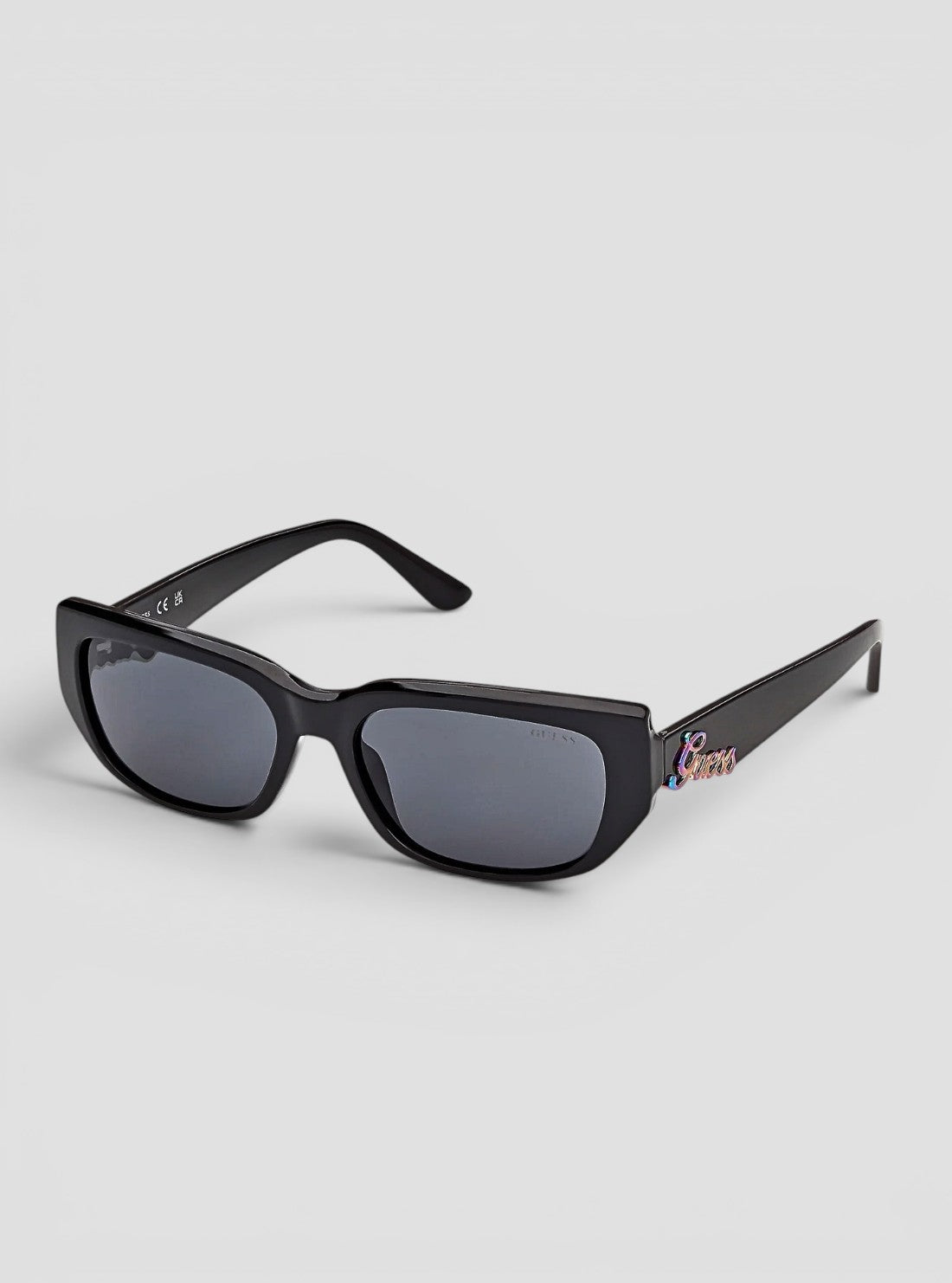 GUESS Accessories Black Rectangular Sunglasses GU0030601A Side View