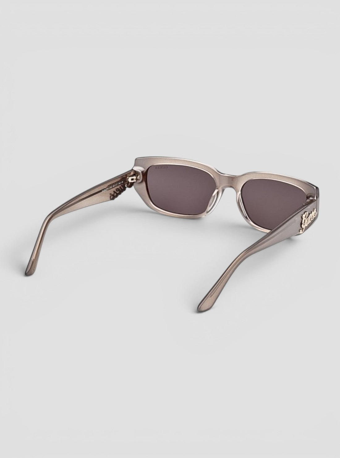 GUESS Accessories Grey Smoke Rectangular Sunglasses GU0030620A Back Side View