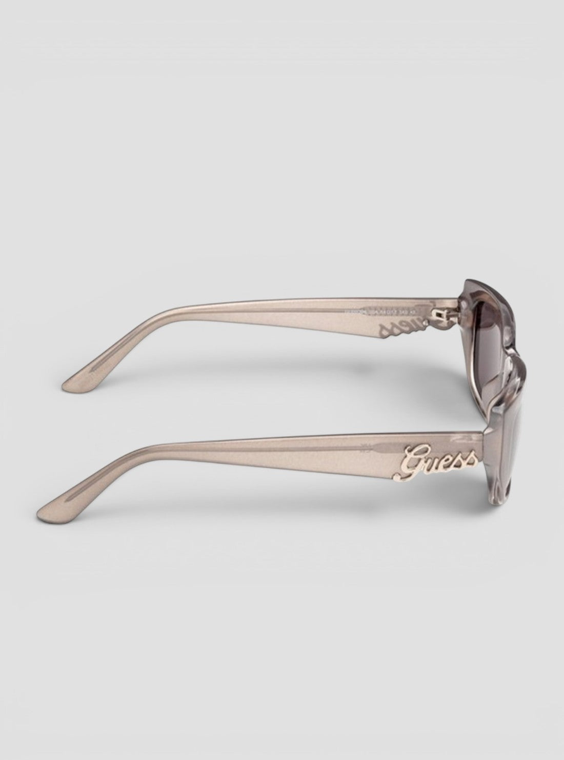 GUESS Accessories Grey Smoke Rectangular Sunglasses GU0030620A Side View